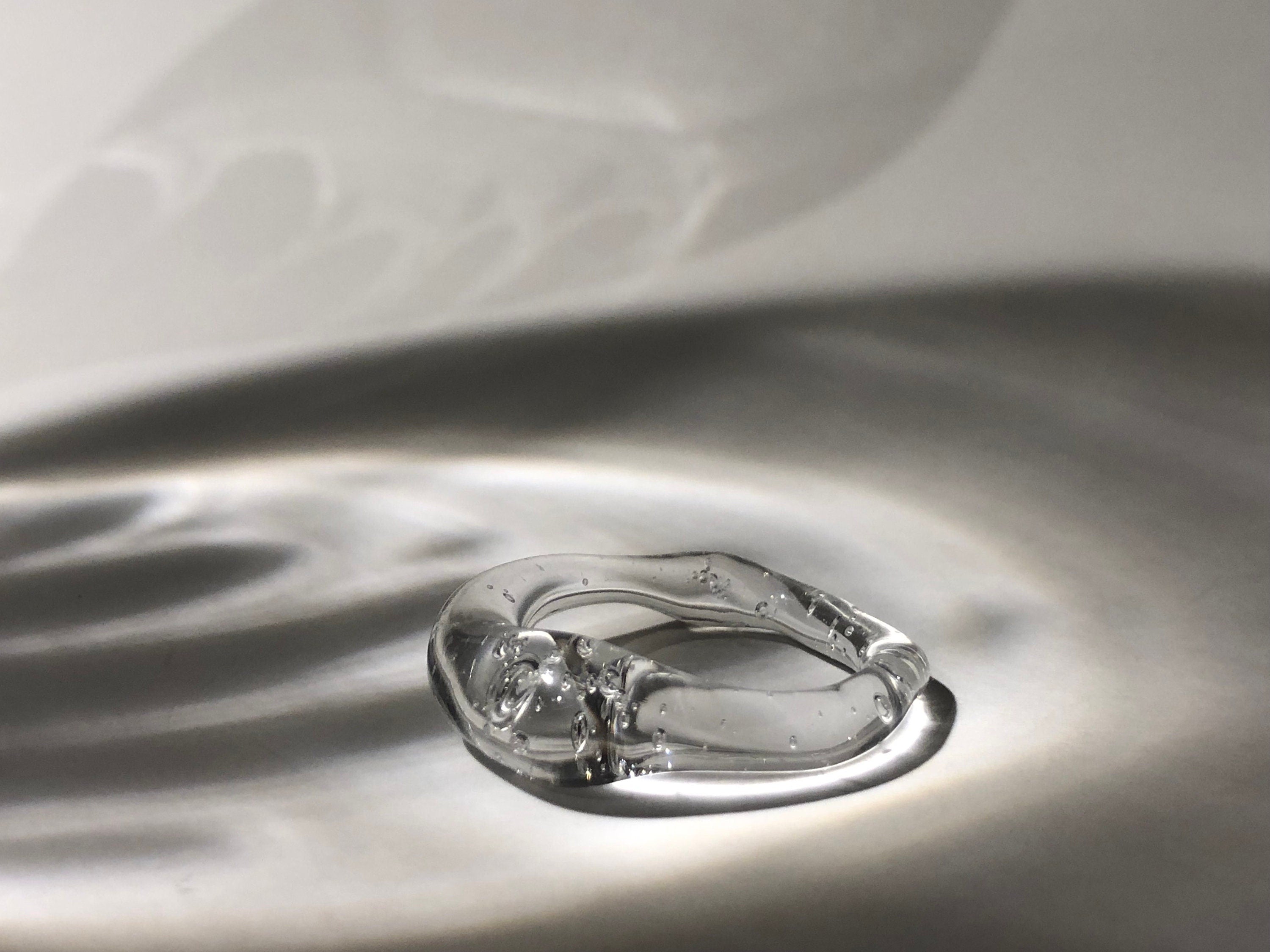 Clear Glass Ring