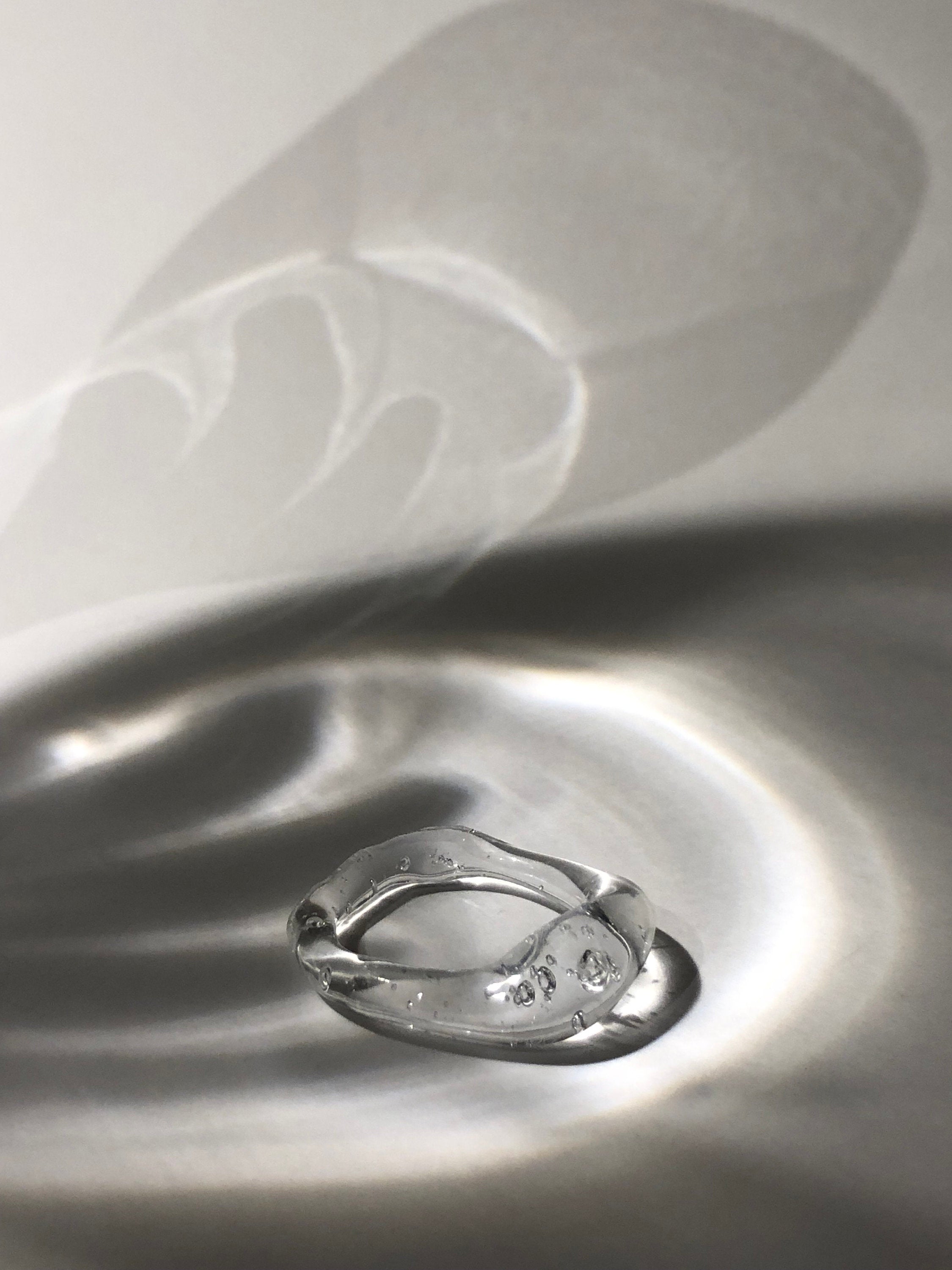Clear Glass Ring