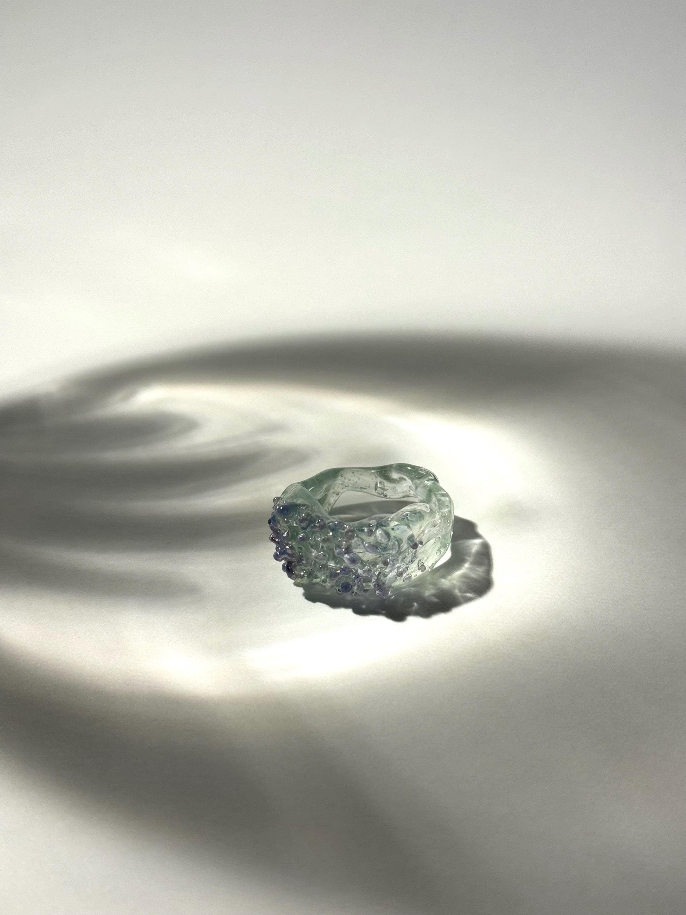 Fairy pond Glass Ring