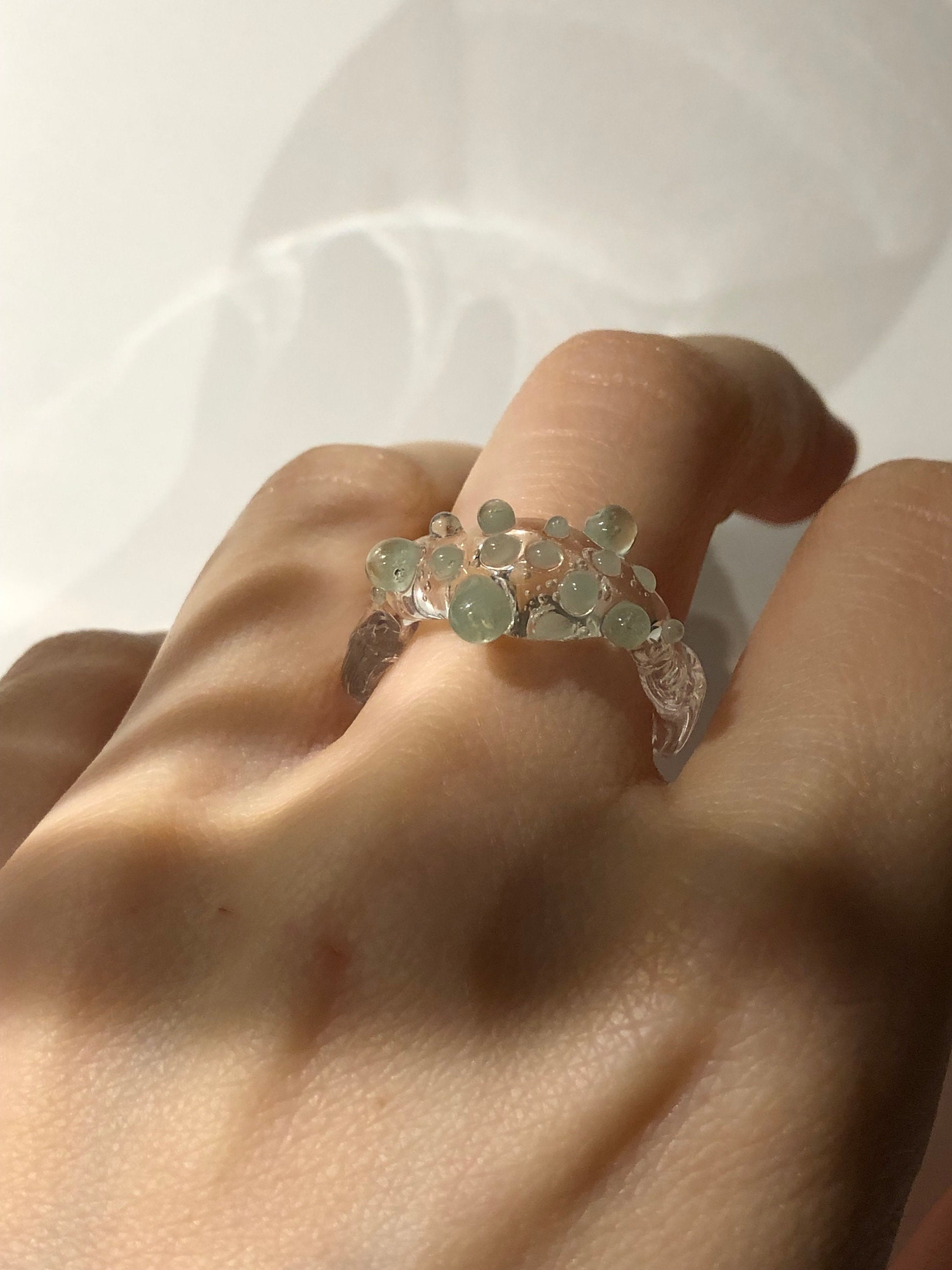 Mint sprinkles Ring