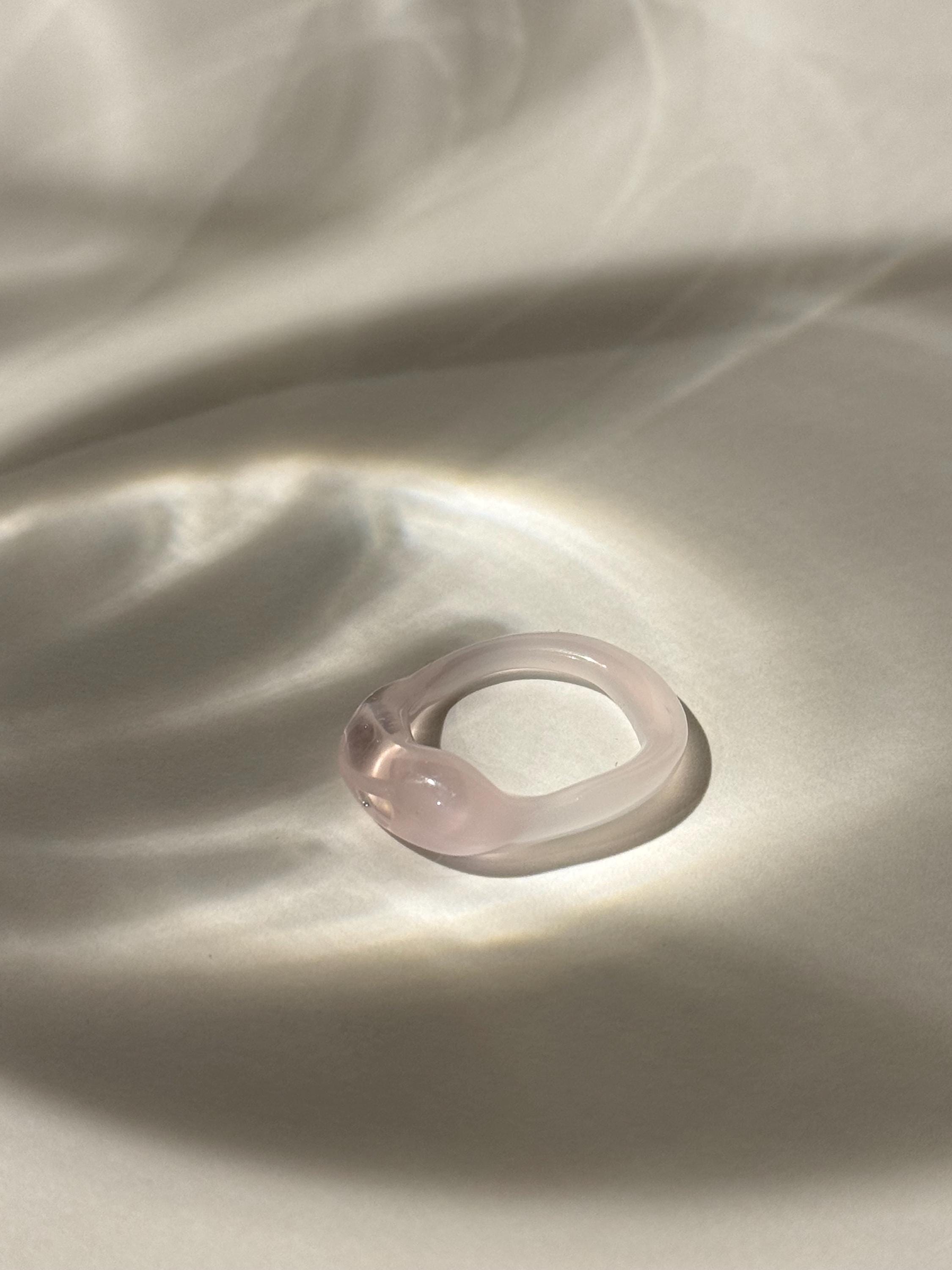 Cotton Candy Glass Ring