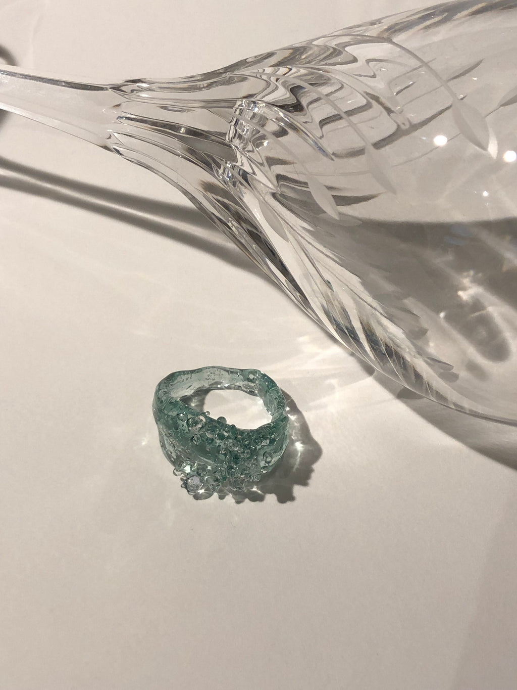 Seafoam Glass Ring