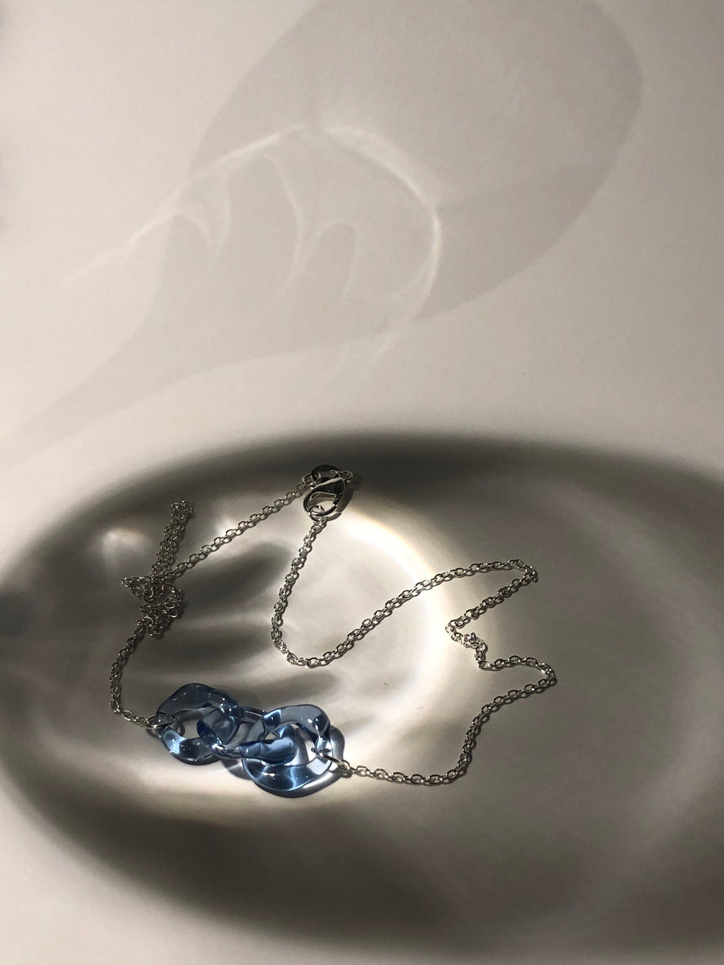 Deep Blue Link Necklace