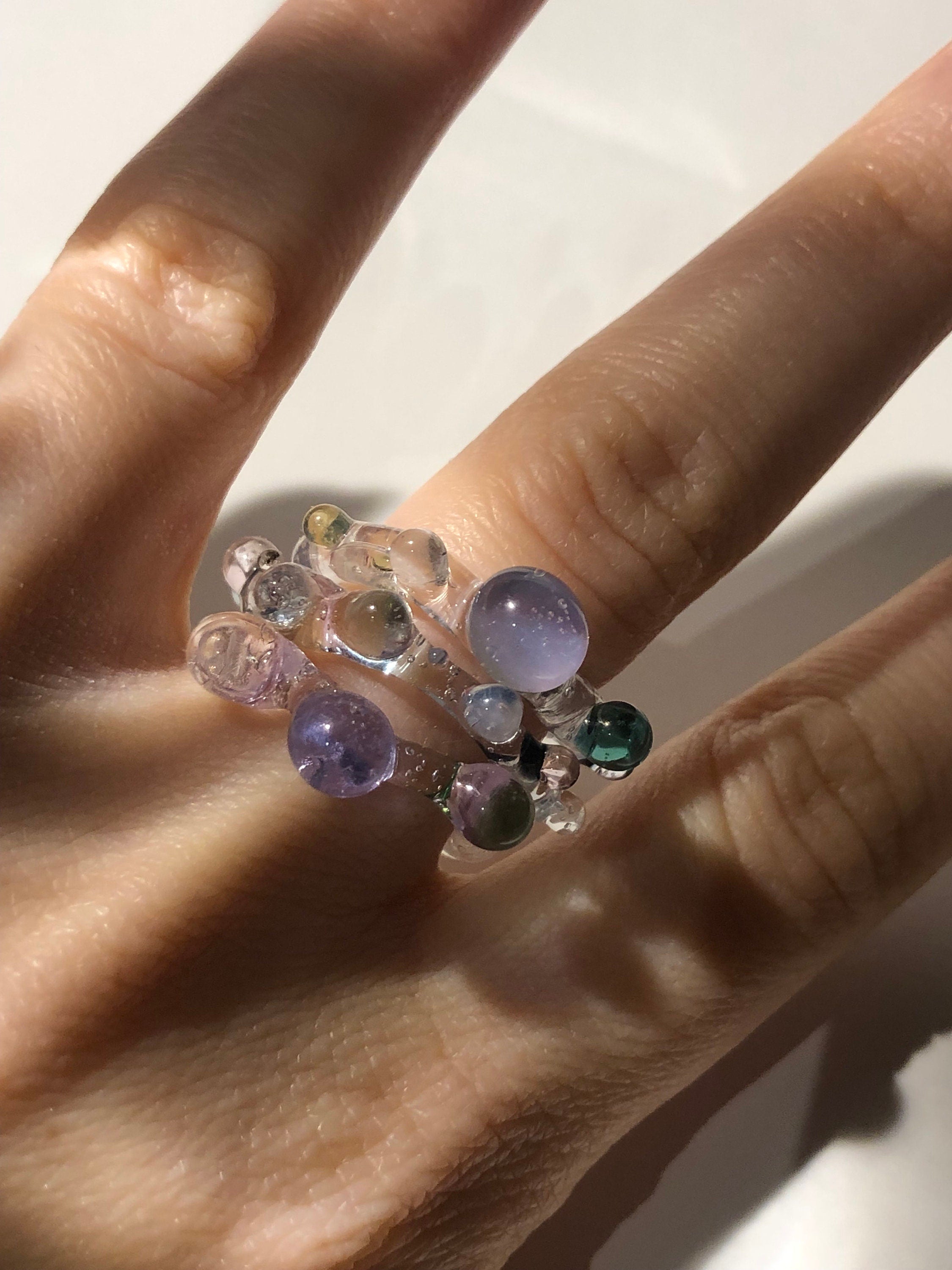 Colorful Glass Ring