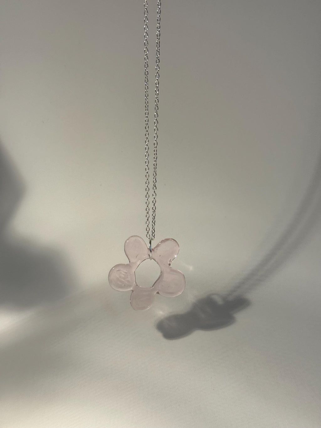 Pink Flower Necklace