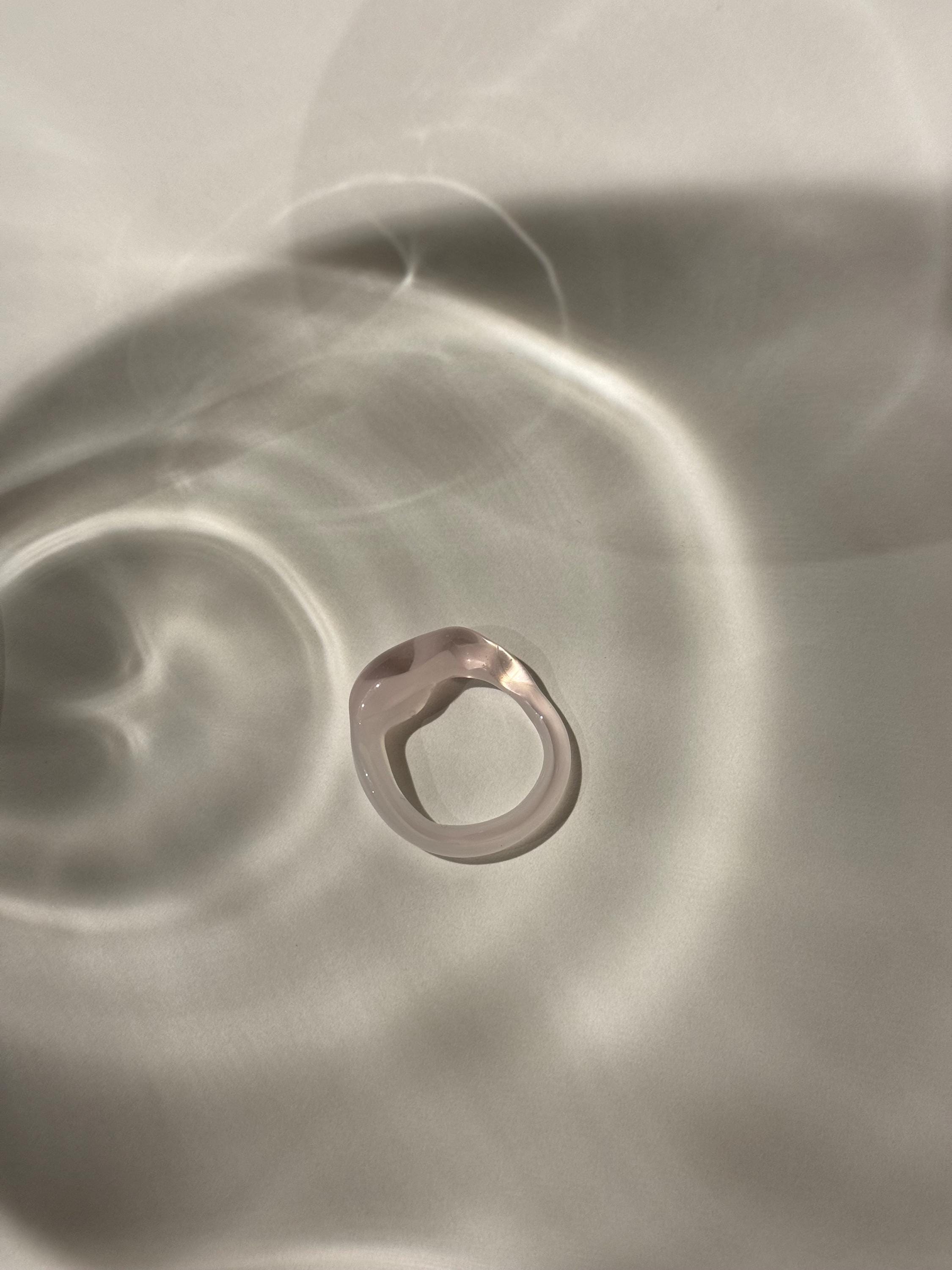 Cotton Candy Glass Ring