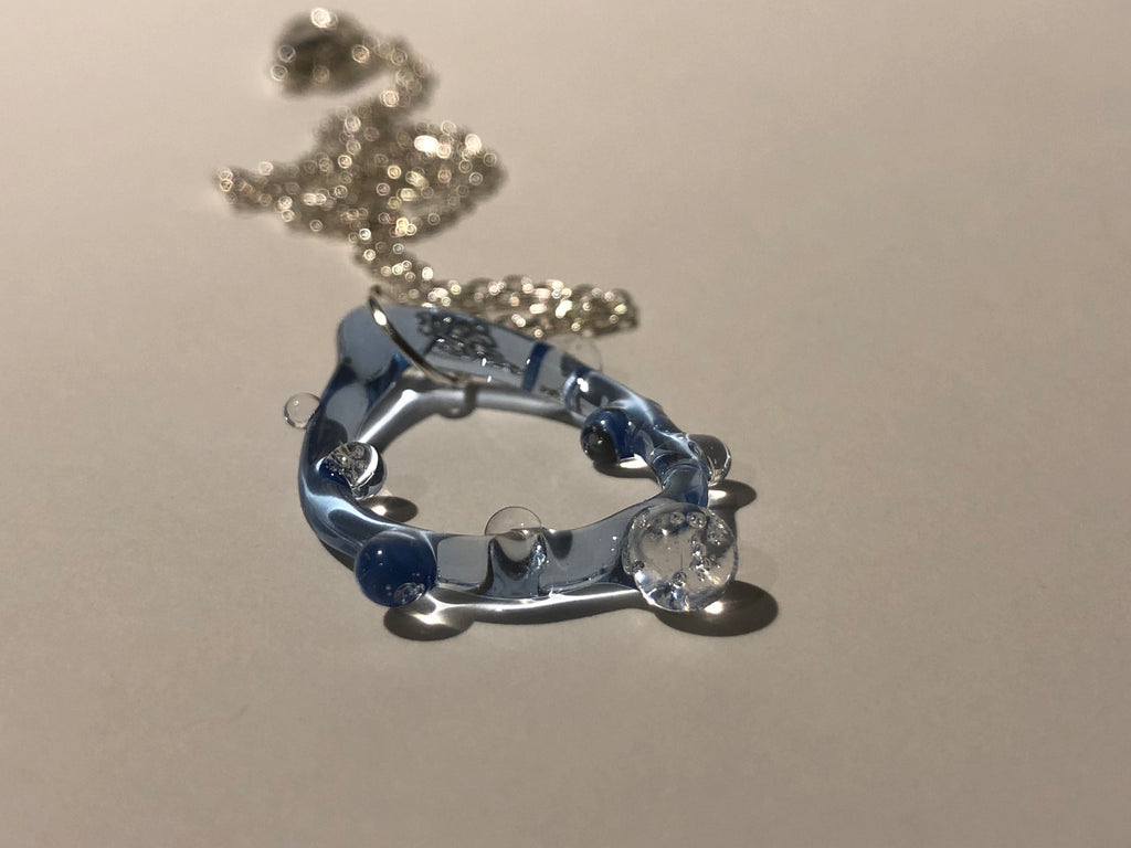 Blue Raindrop Pendant