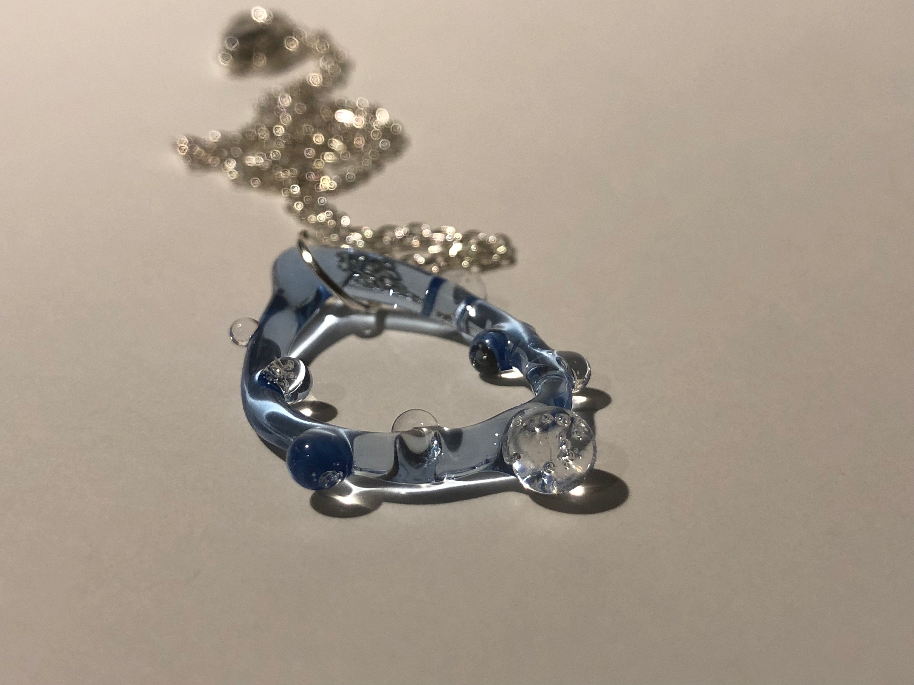 Blue Raindrop Pendant