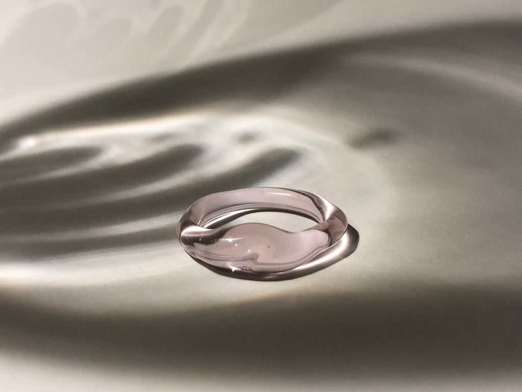 Rose Glass Ring