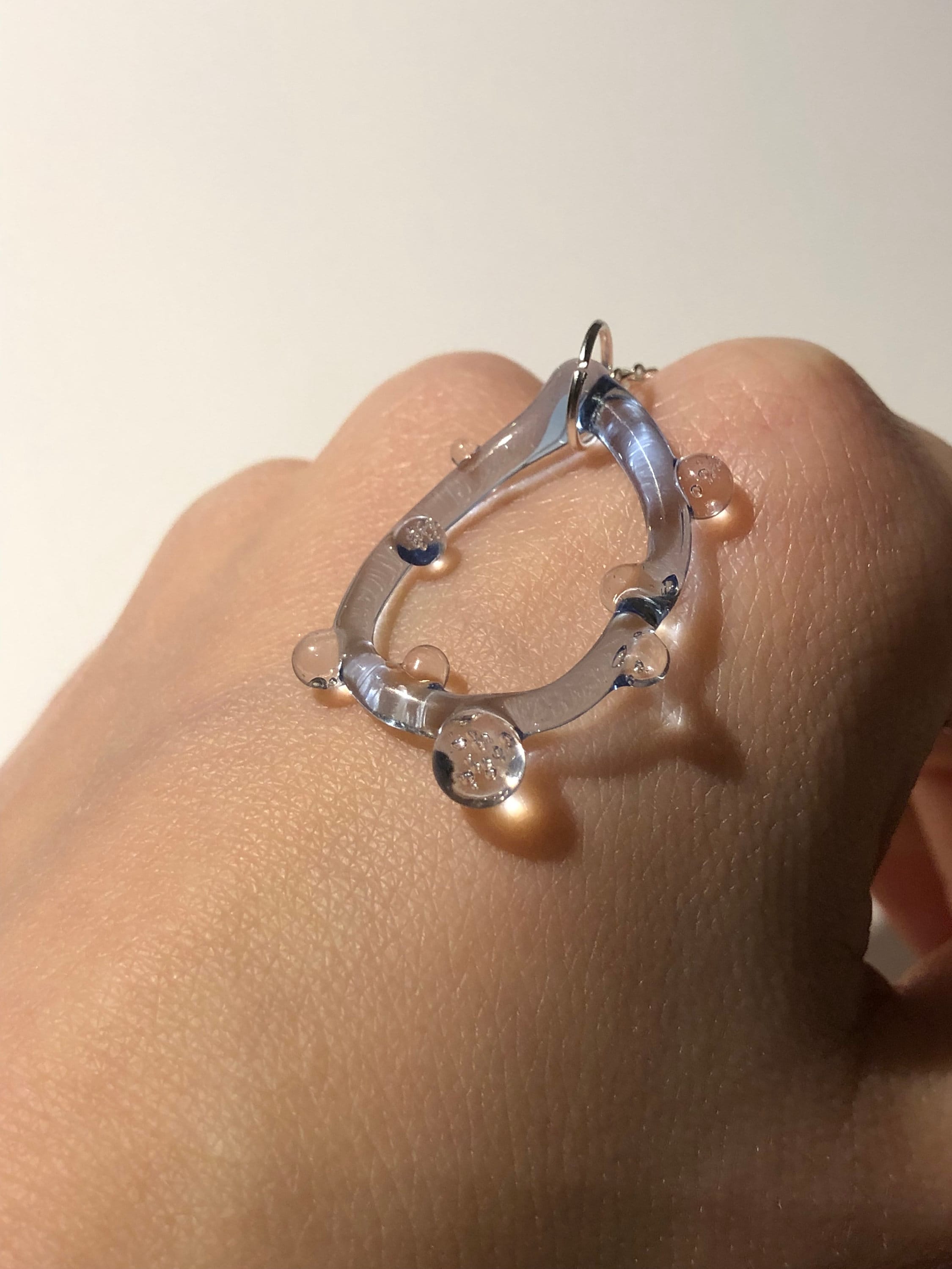 Blue Raindrop Pendant