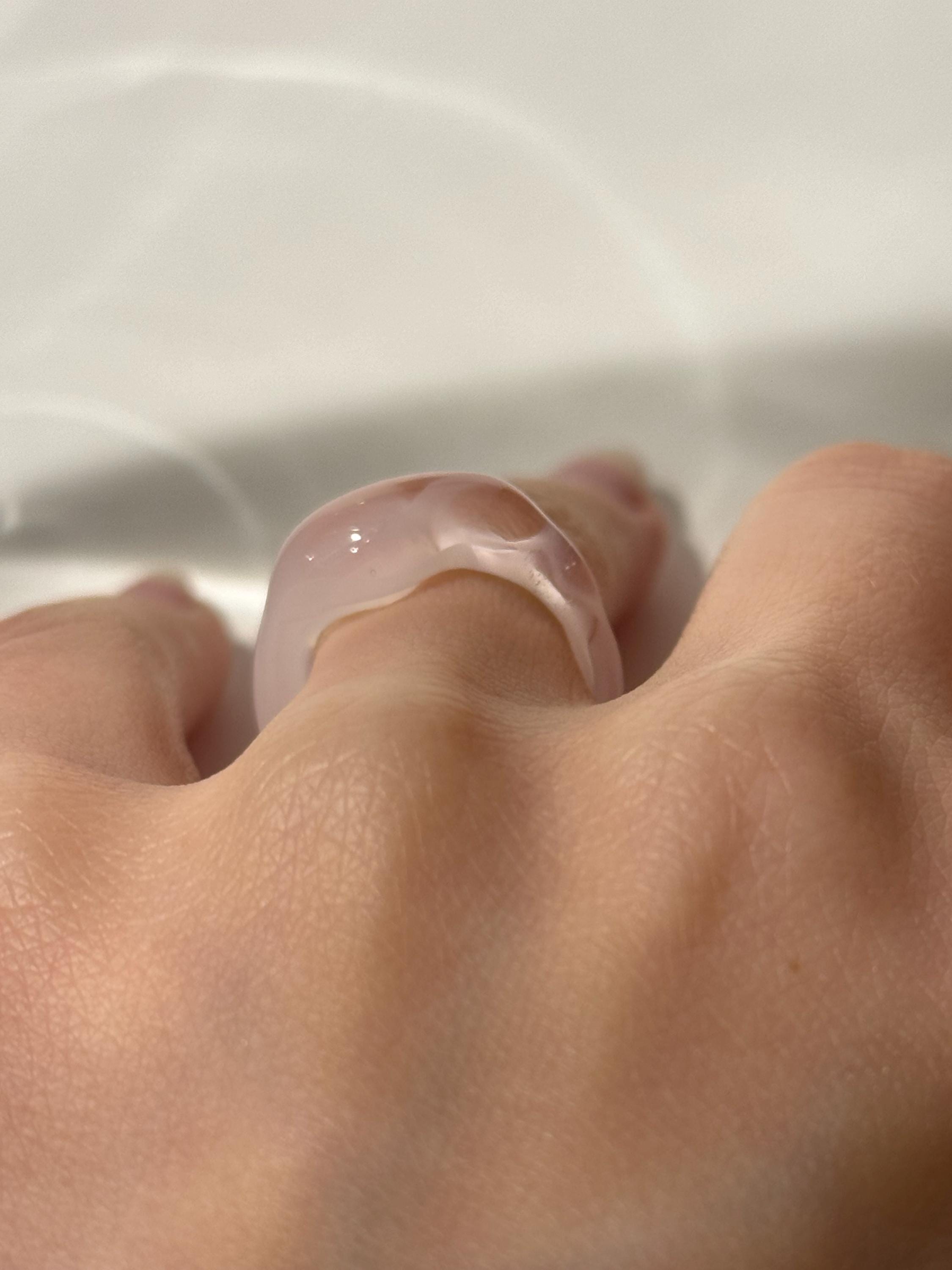 Cotton Candy Glass Ring