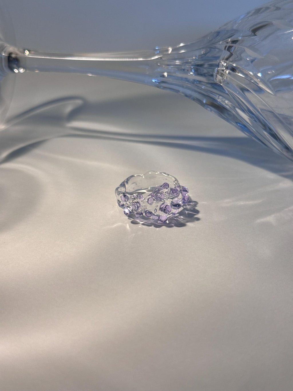 Purple please - Lilac Glass Ring