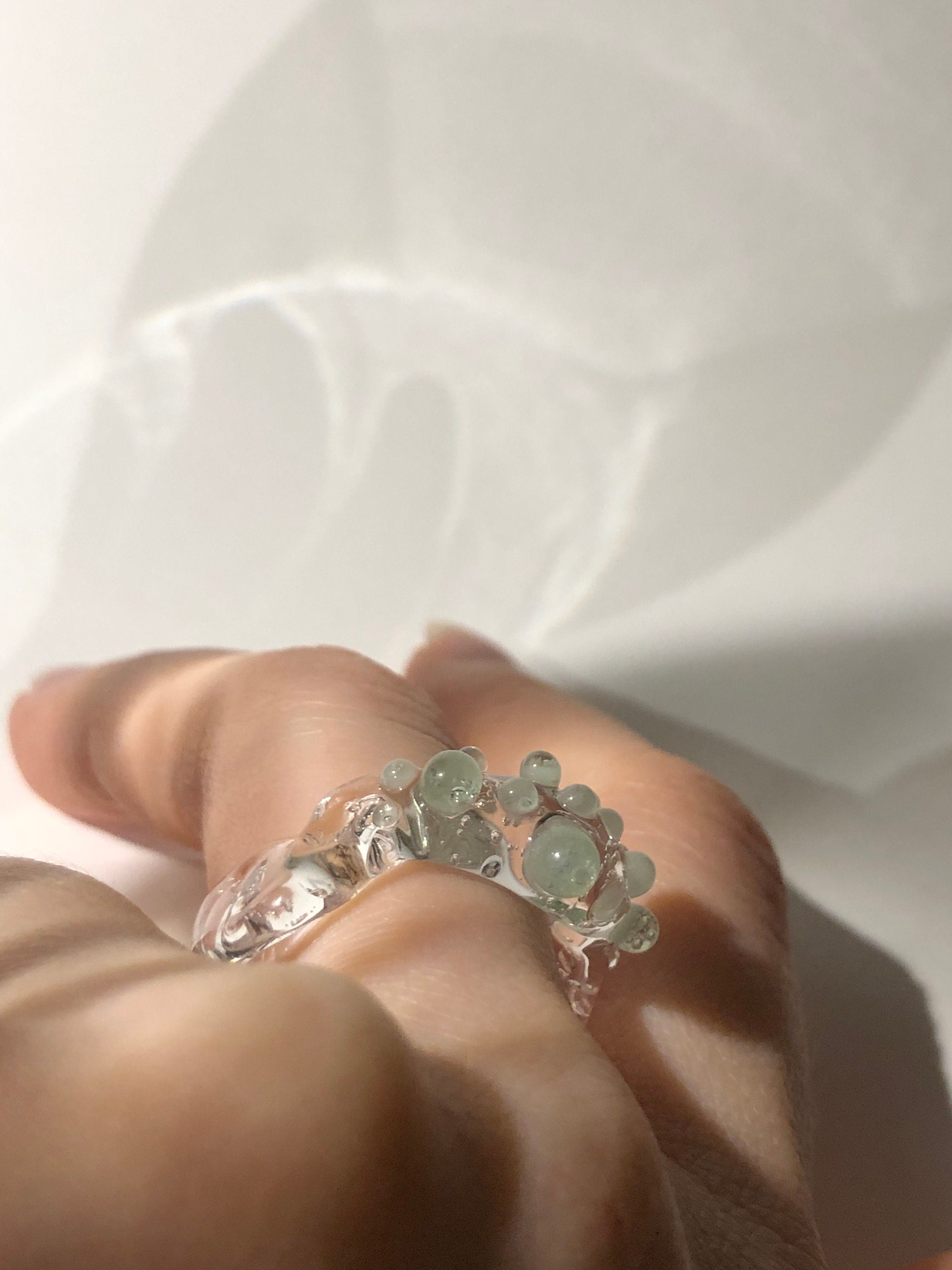 Mint sprinkles Ring