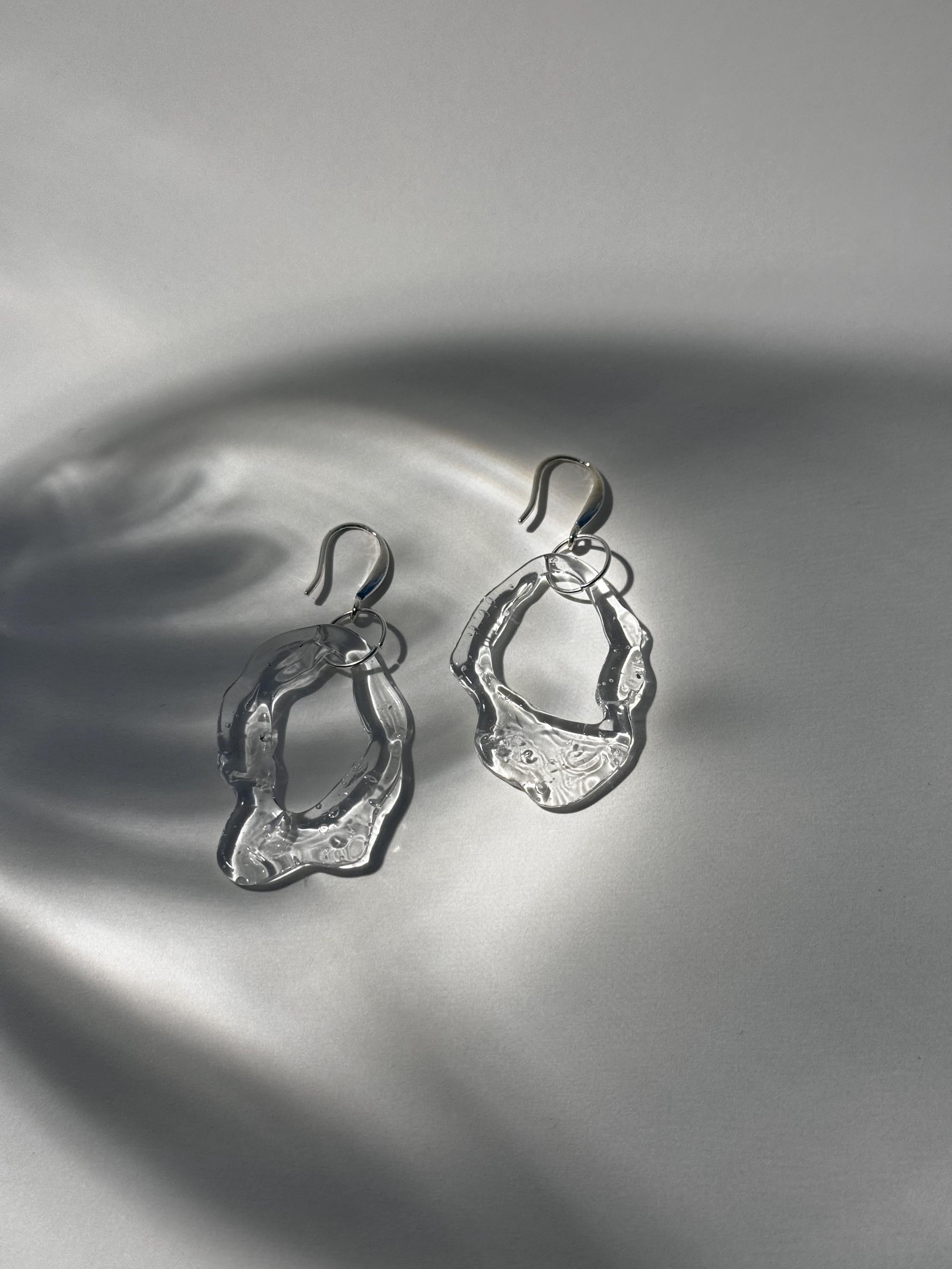 Frozen Water Earrings