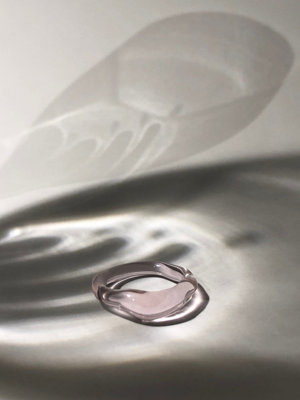 Rose Glass Ring