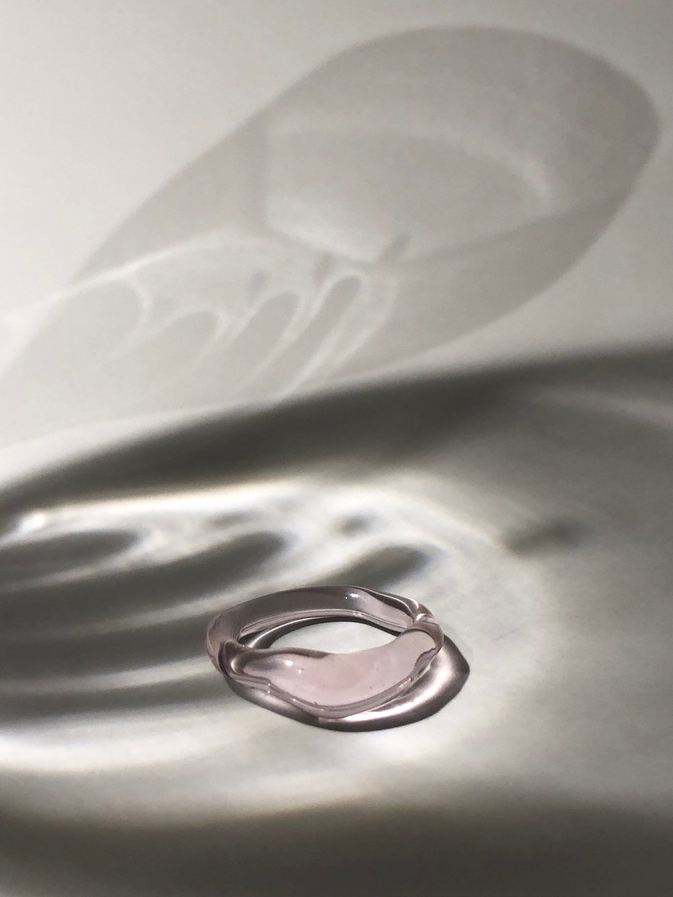 Rose Glass Ring