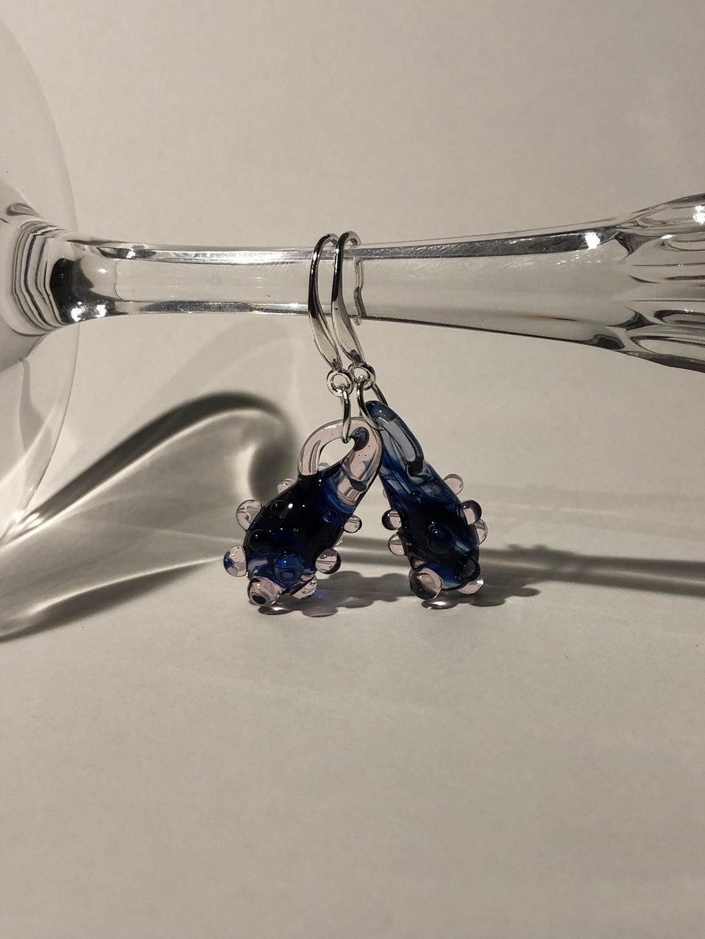 Blue Dew Berry Earrings