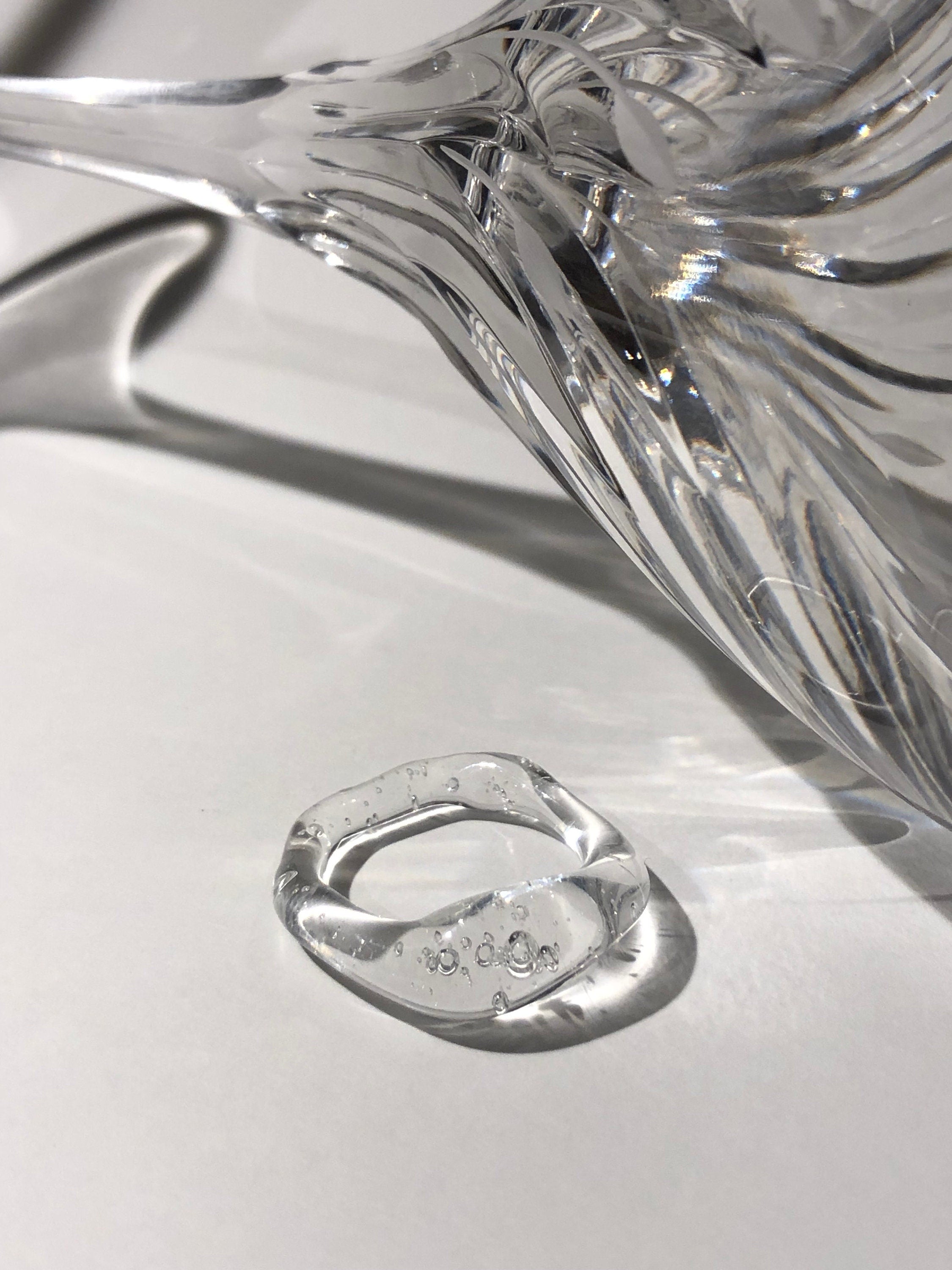 Clear Glass Ring