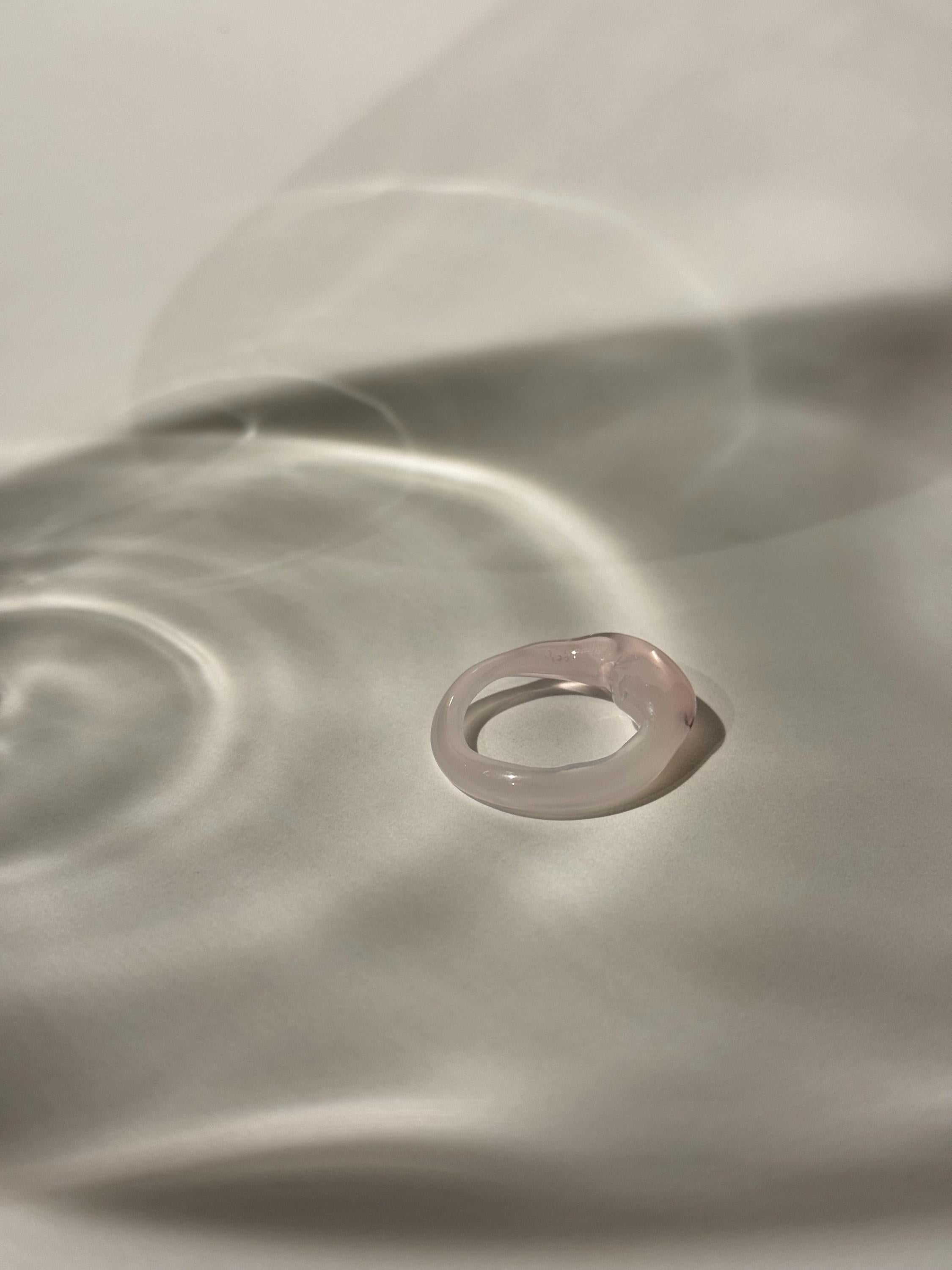 Cotton Candy Glass Ring