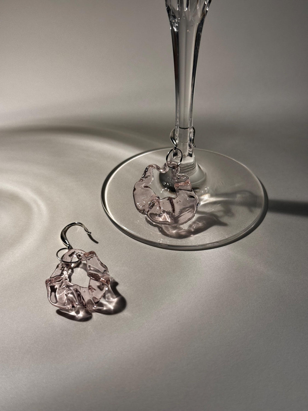 Rose Butterfly Flutter Earrings