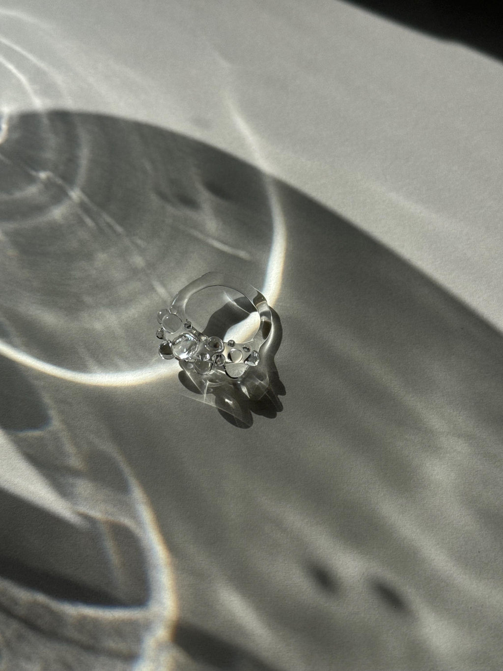 Baby bubble Glass Ring