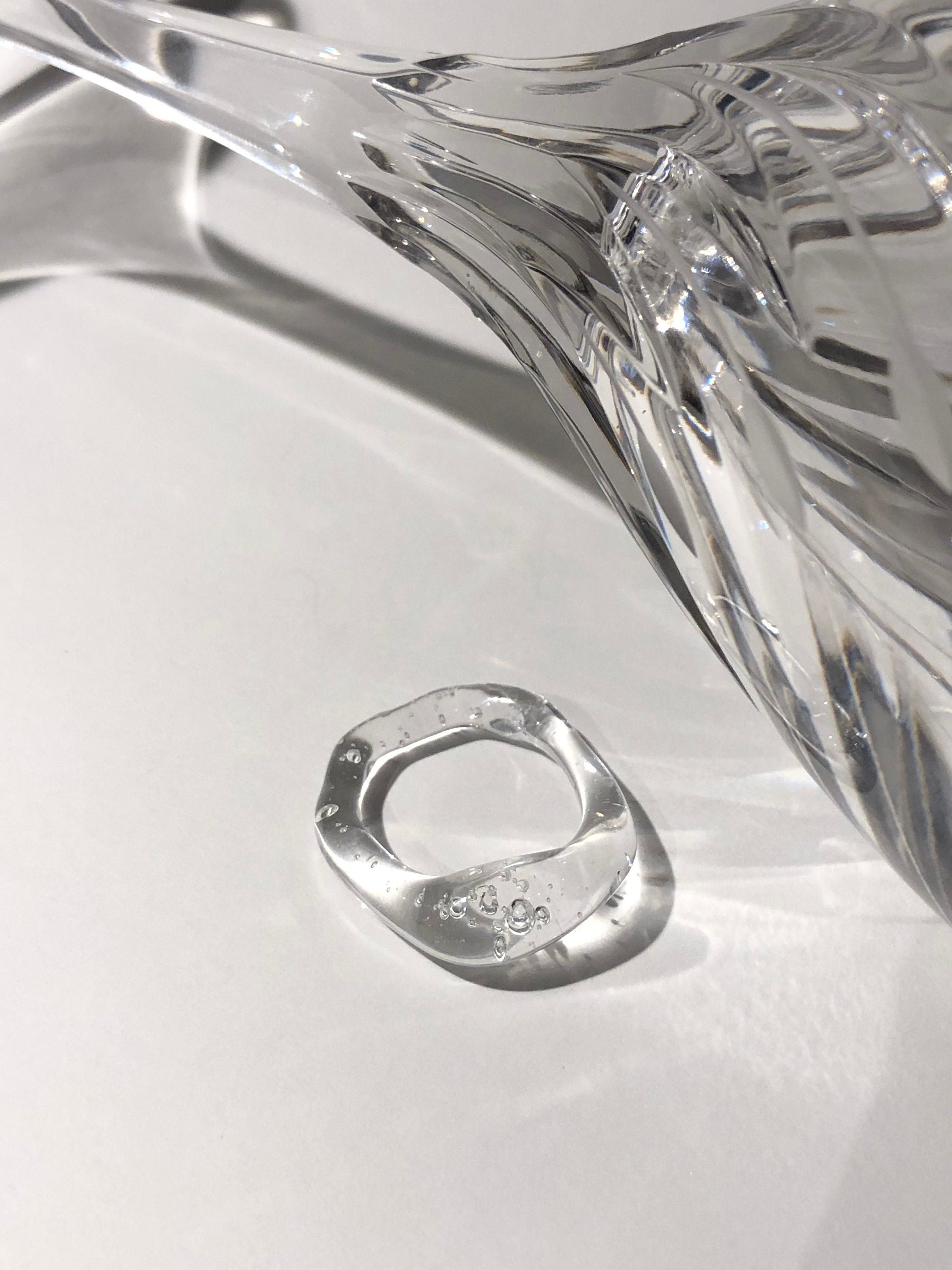 Clear Glass Ring