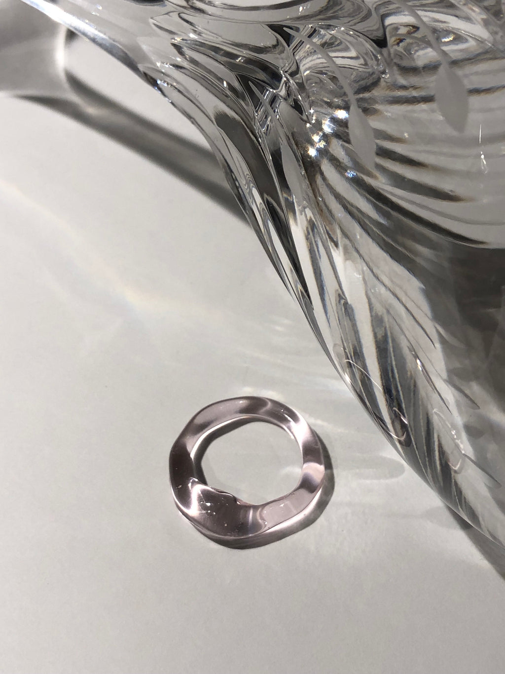 Rose Glass Ring