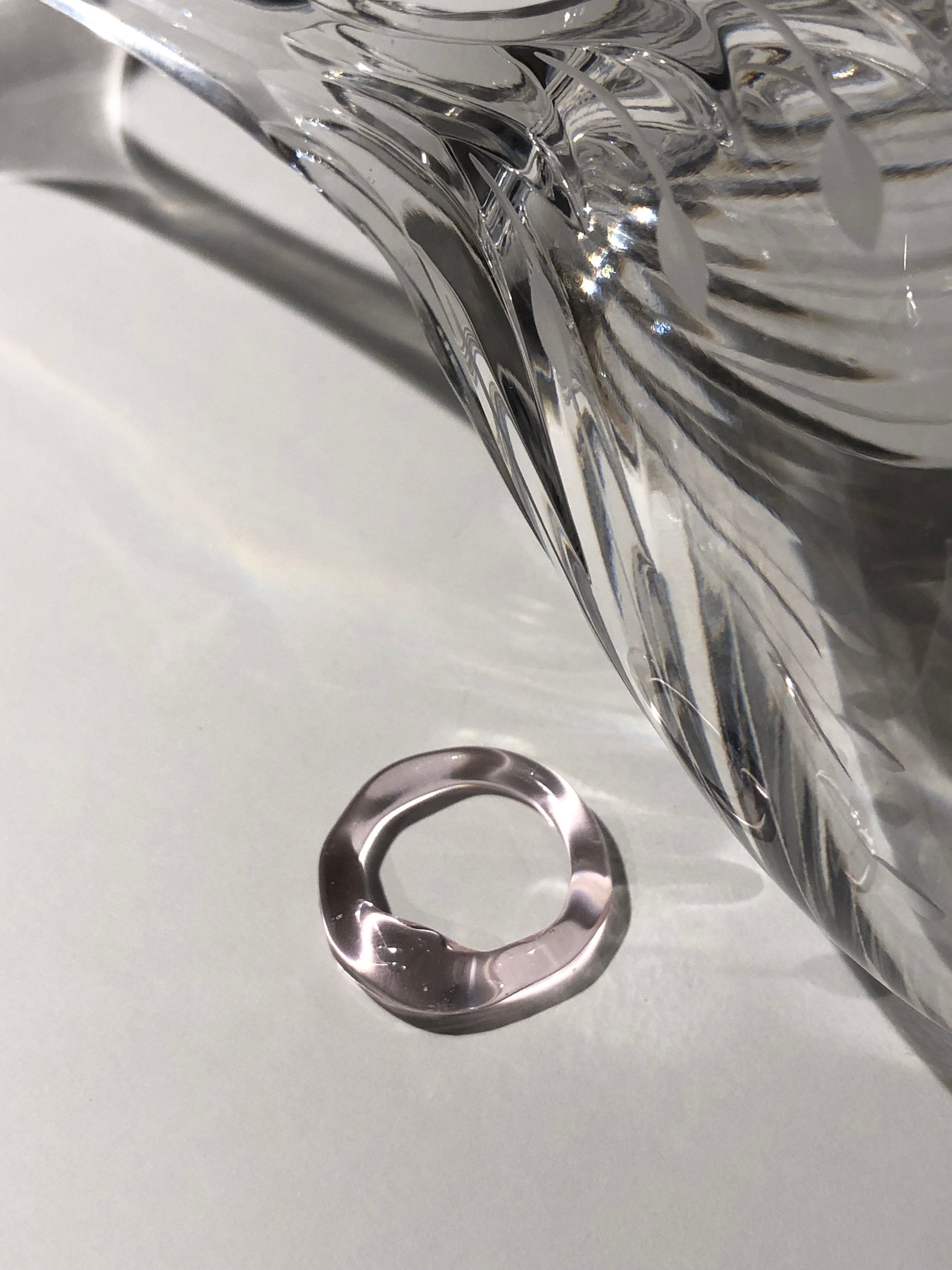 Rose Glass Ring
