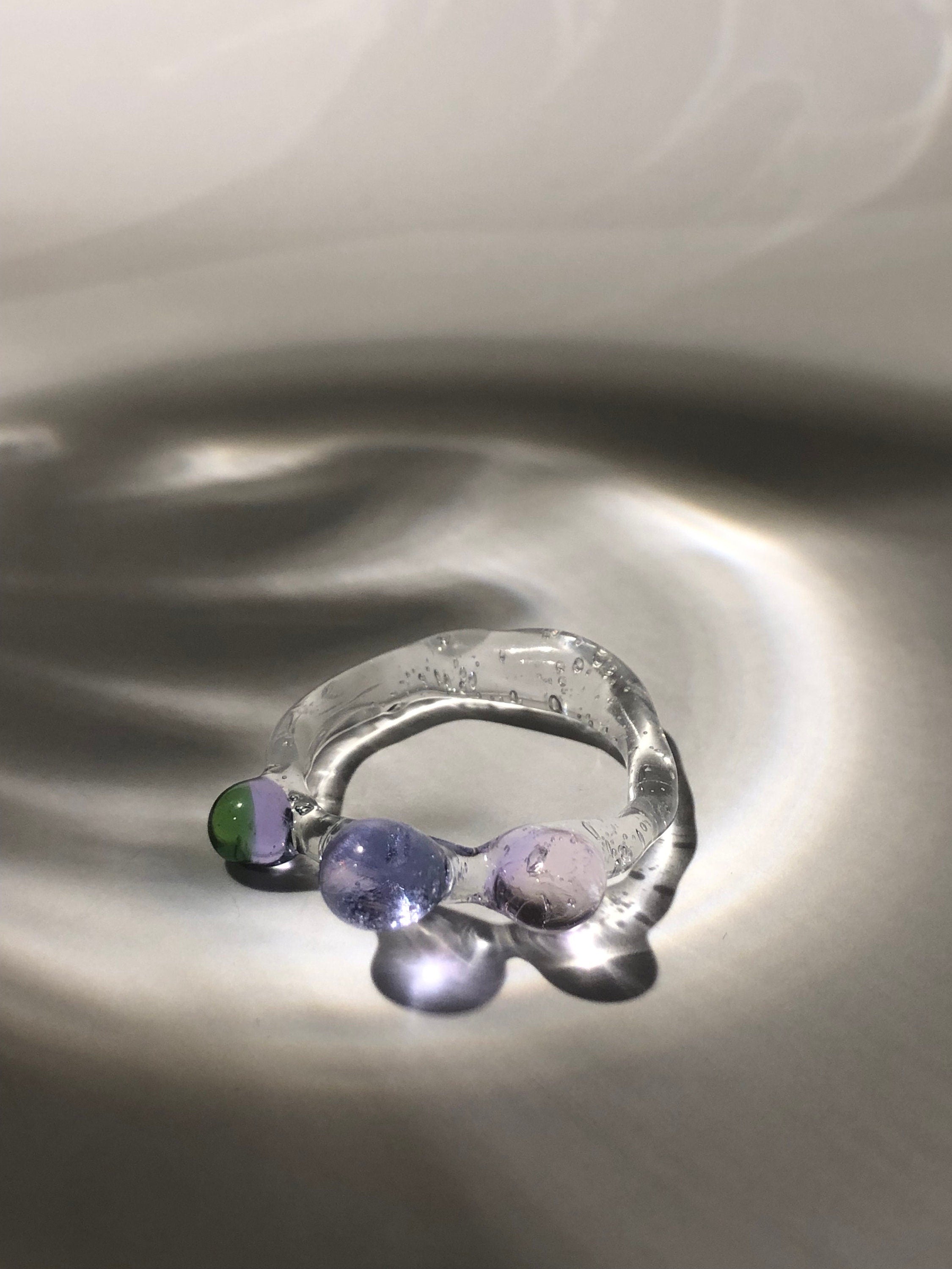 Colorful Glass Ring