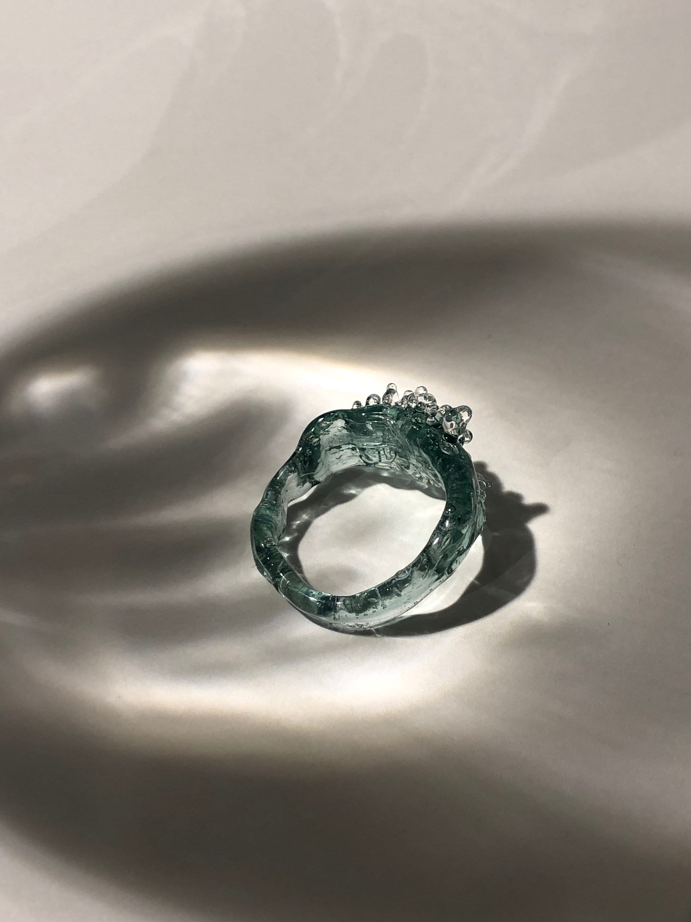 Seafoam Glass Ring