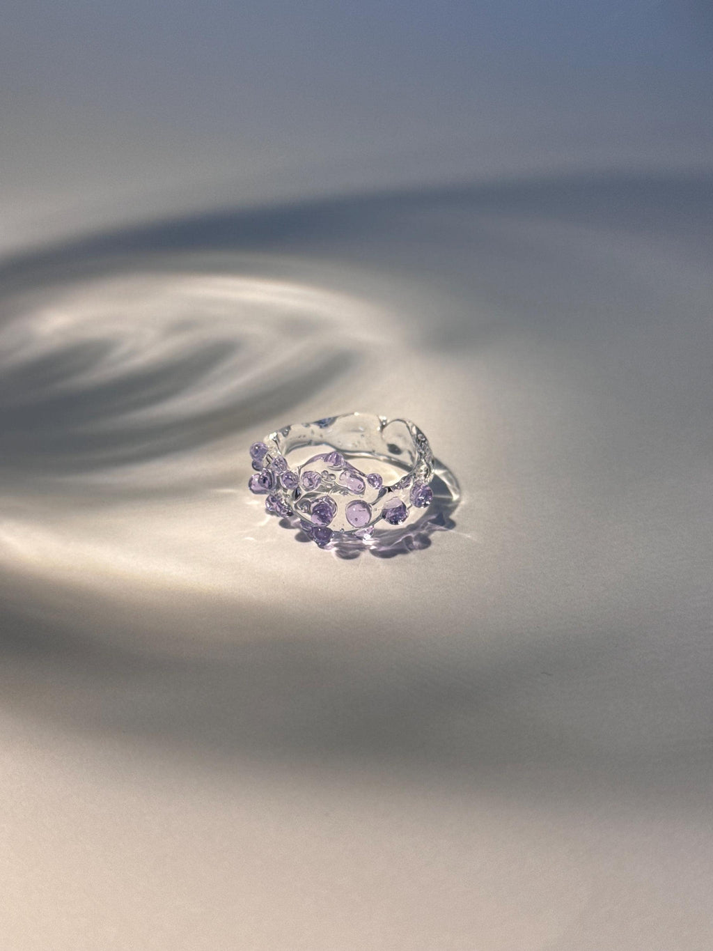 Purple please - Lilac Glass Ring