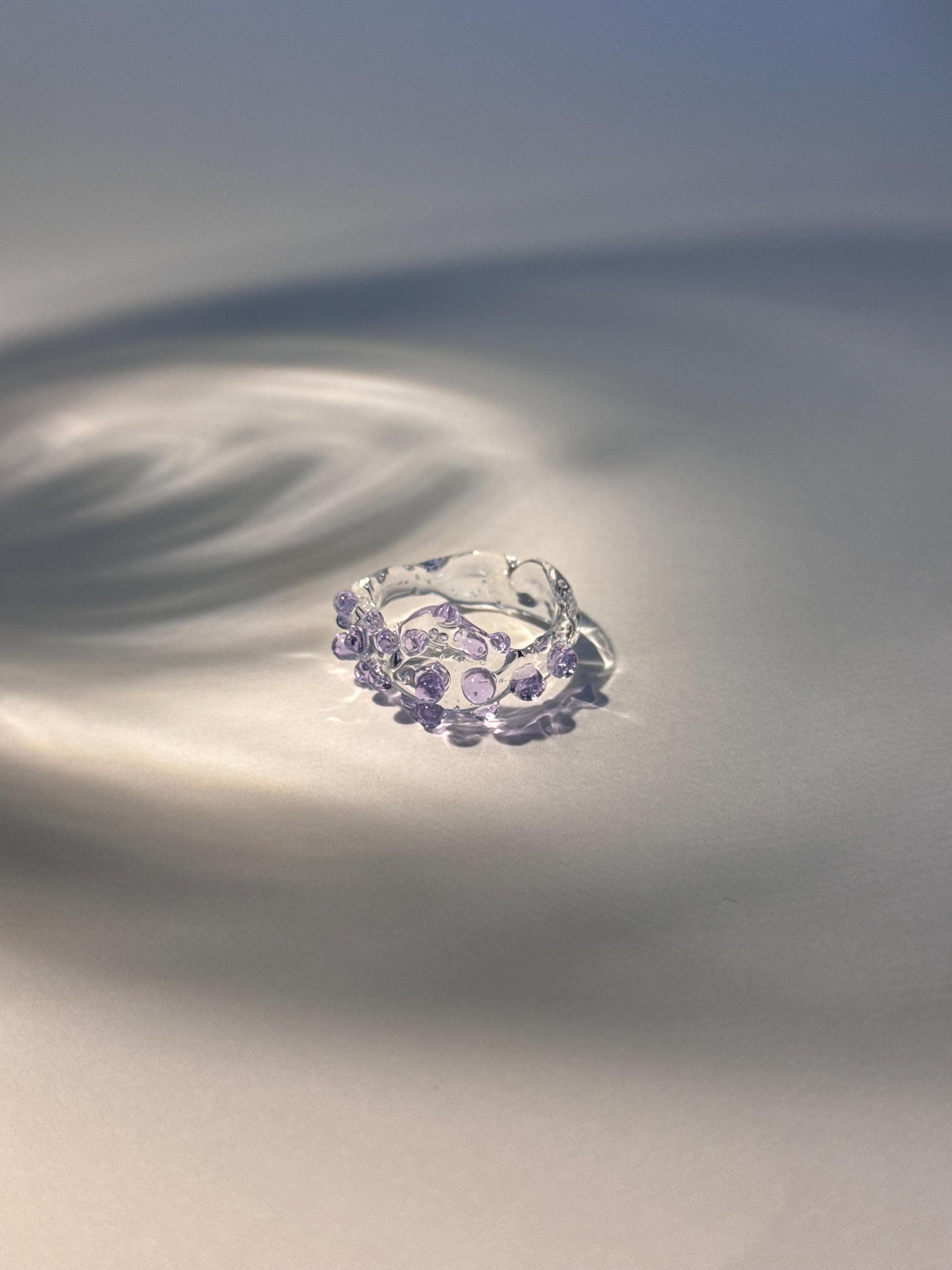 Purple please - Lilac Glass Ring