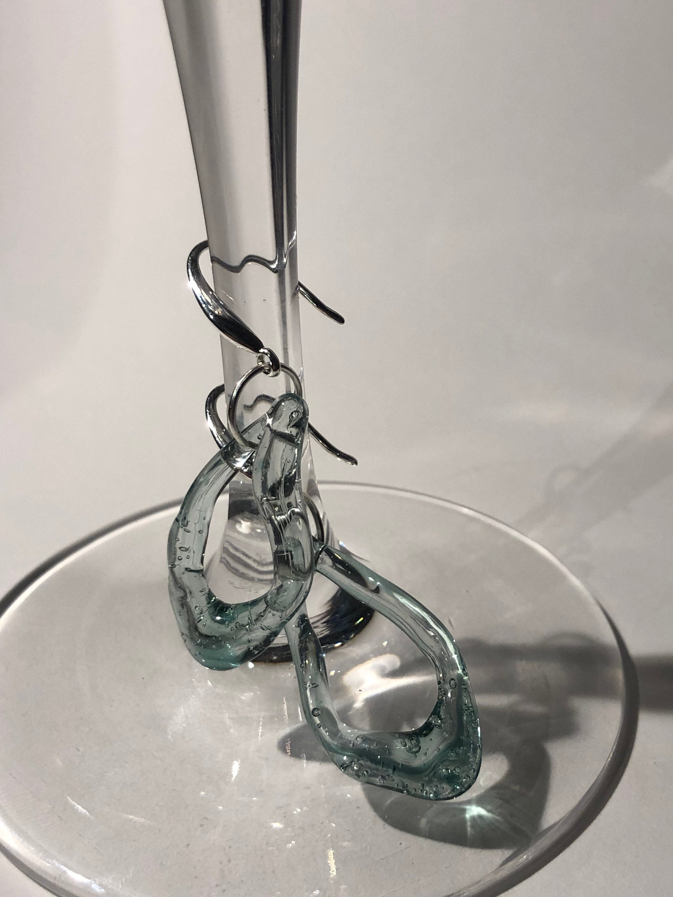 Tropical Ocean Loop Earrings