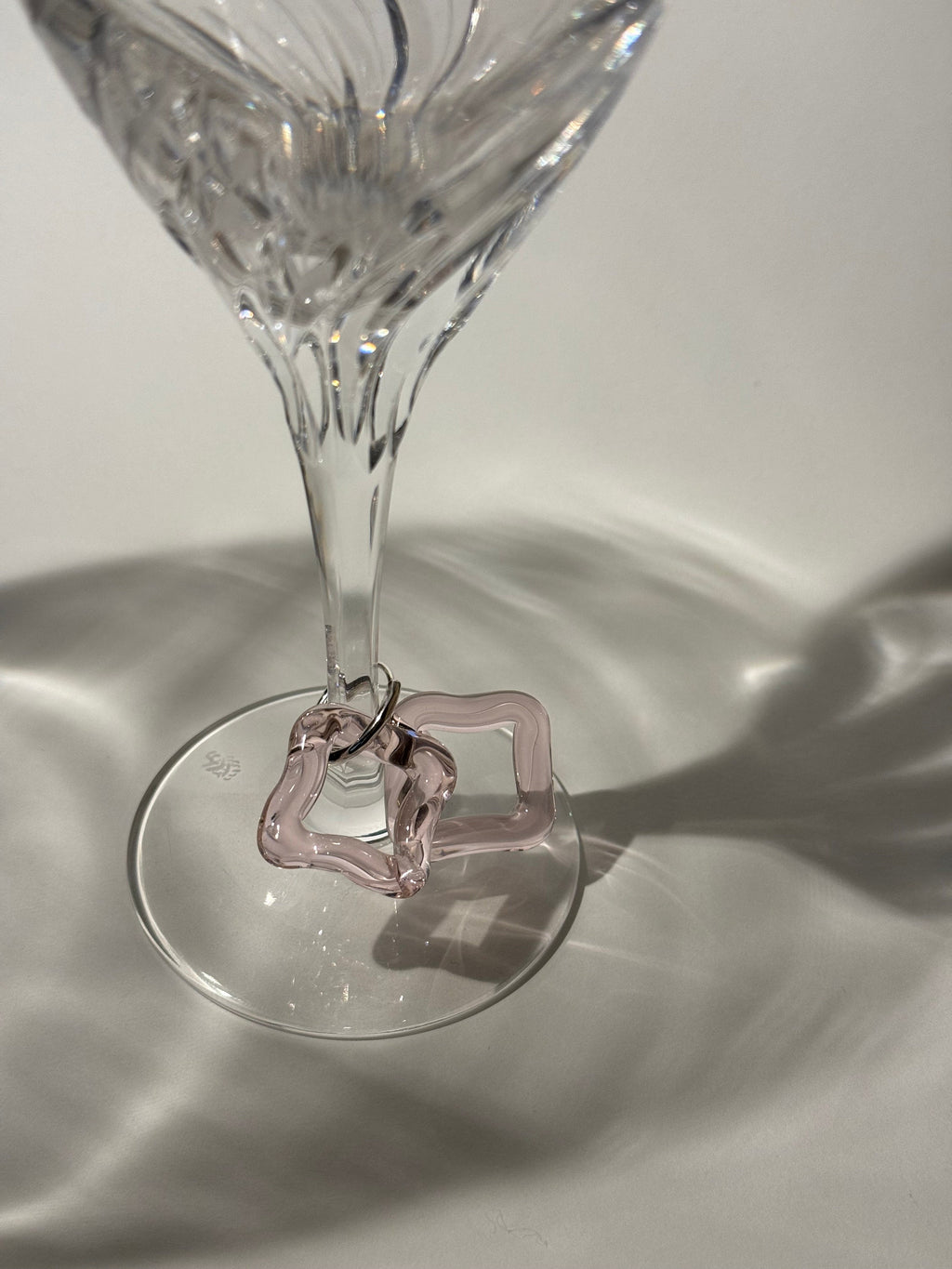 Square Rose Hoop Earrings