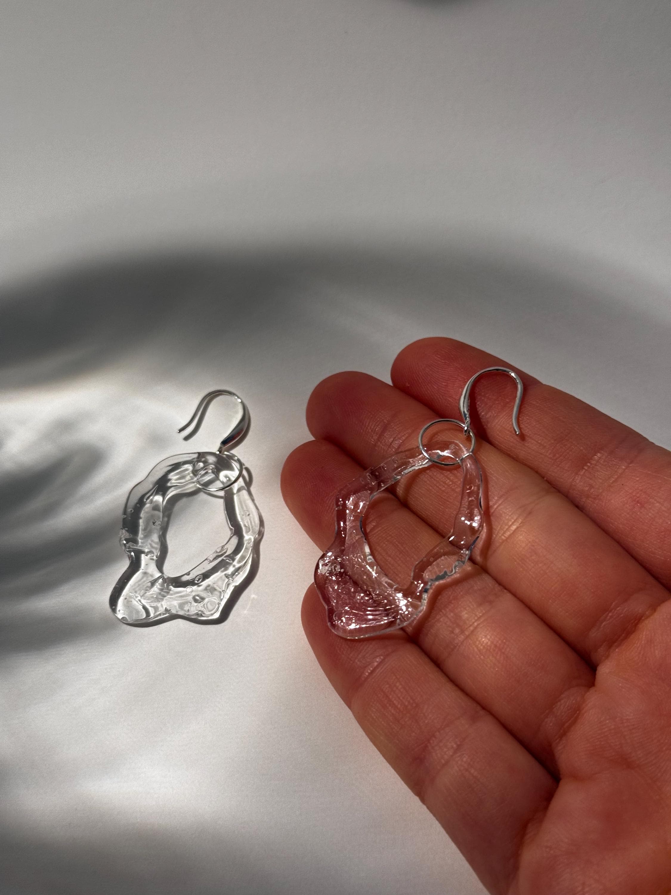 Frozen Water Earrings
