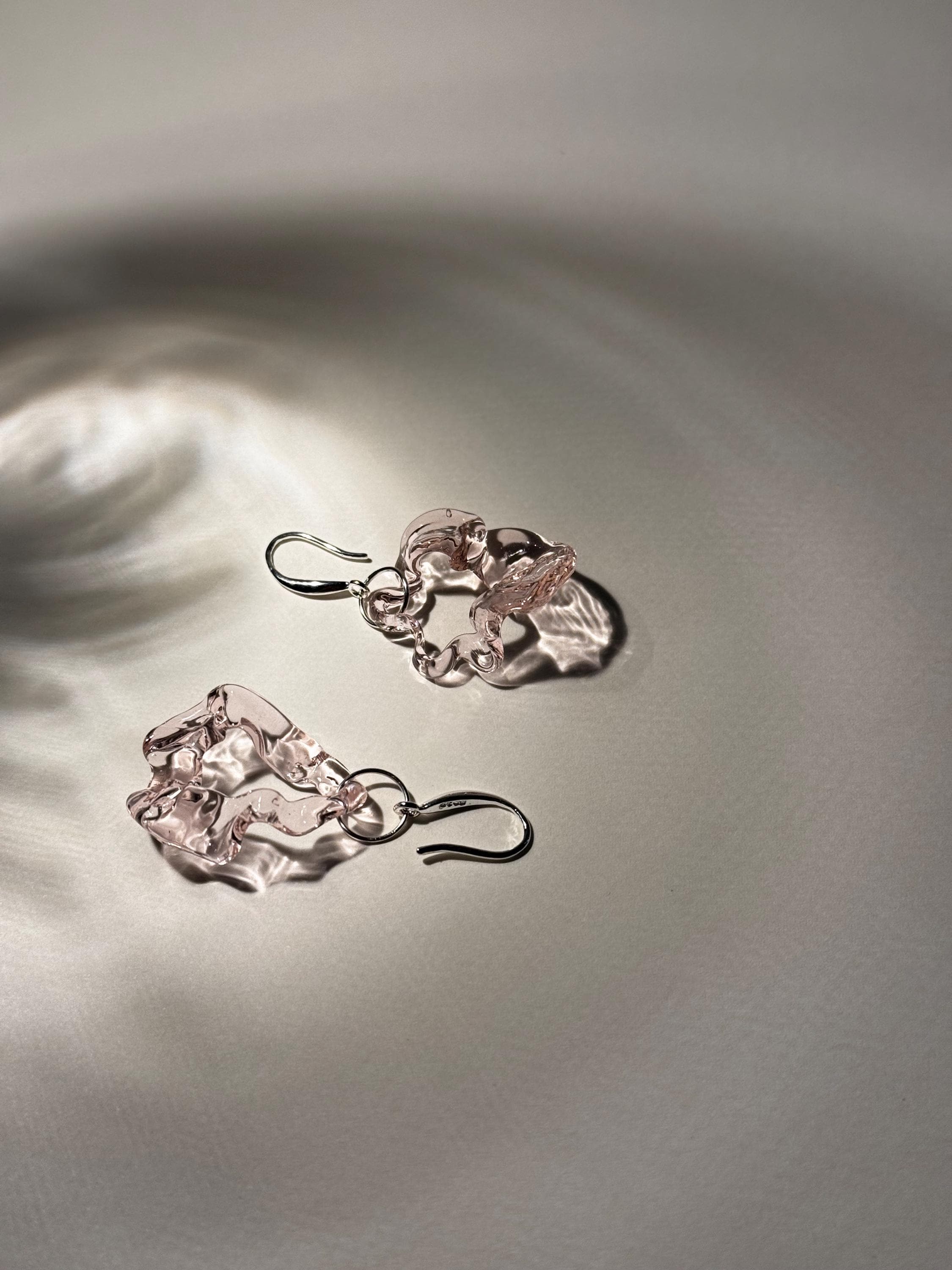 Rose Butterfly Flutter Earrings