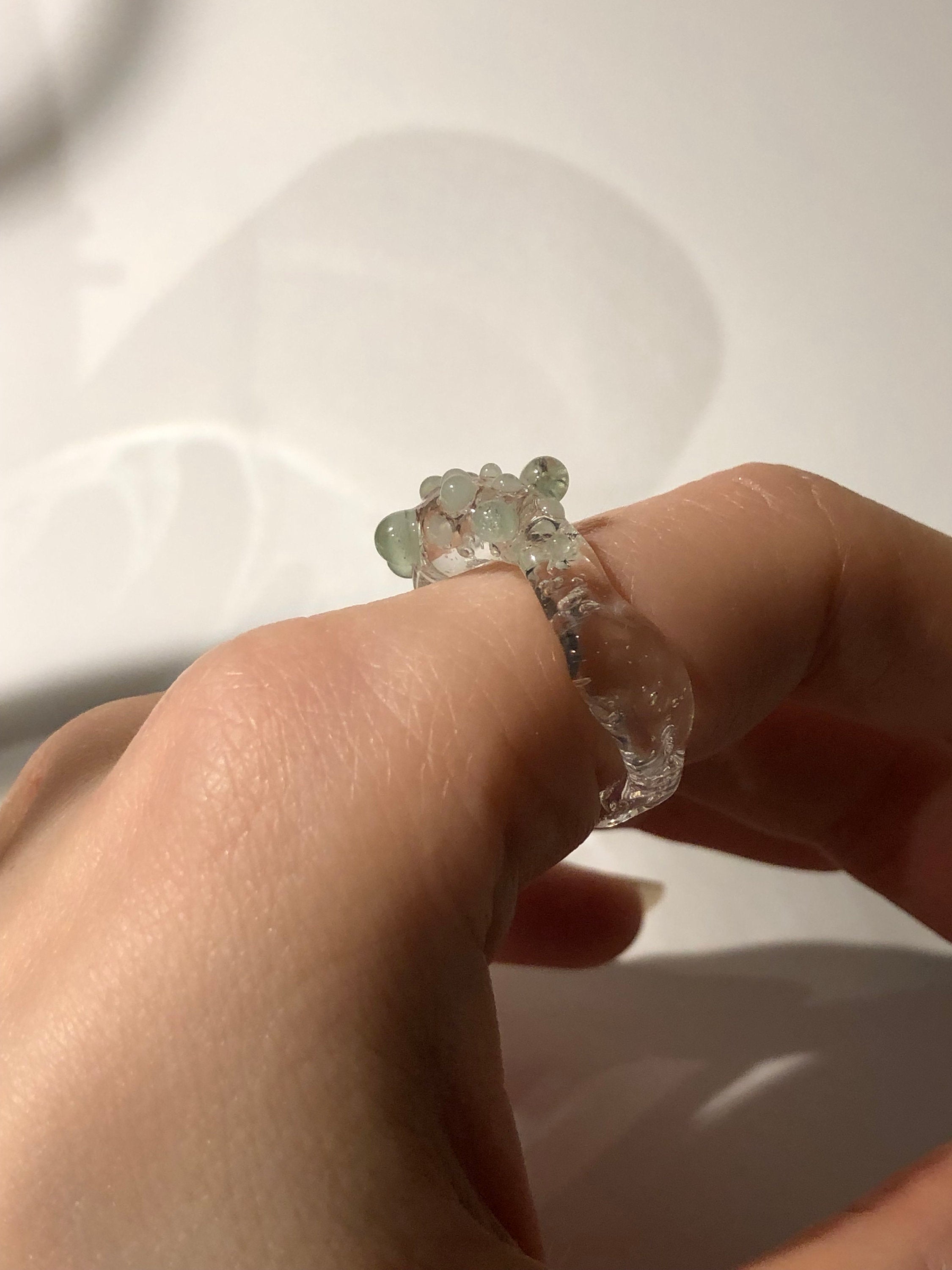 Mint sprinkles Ring