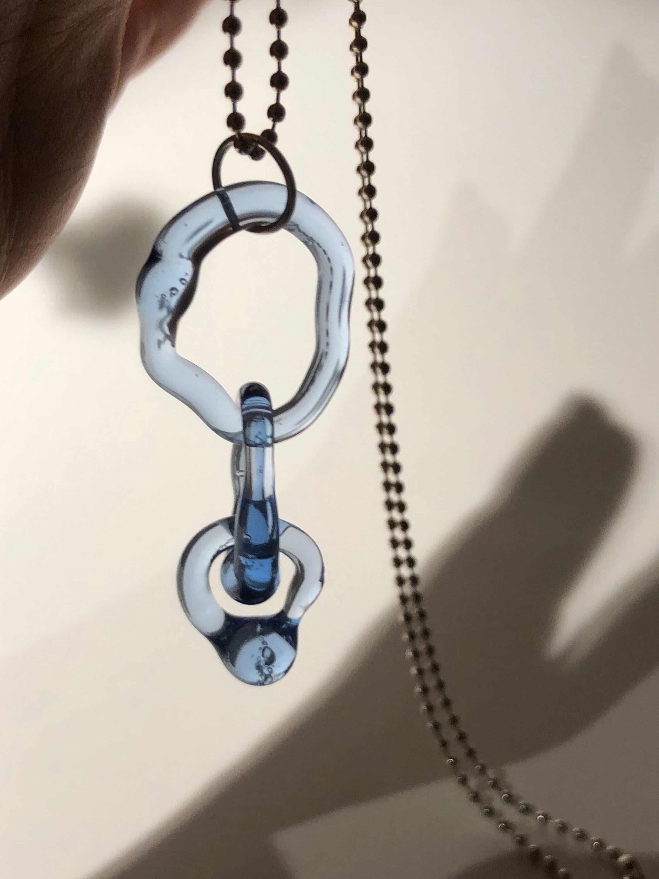 Wave triple link Necklace