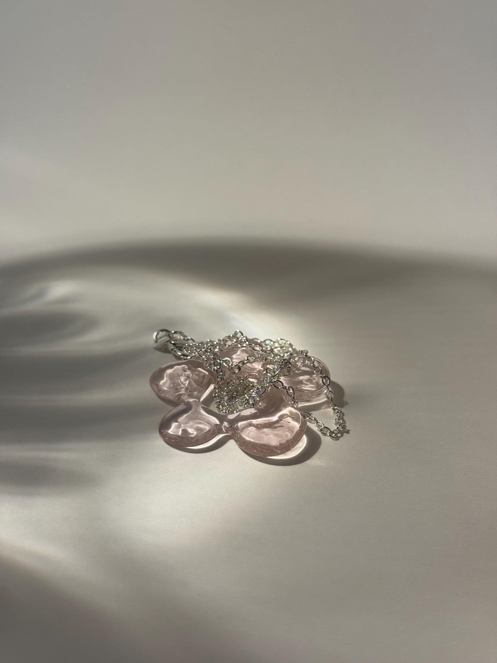 Pink Flower Necklace