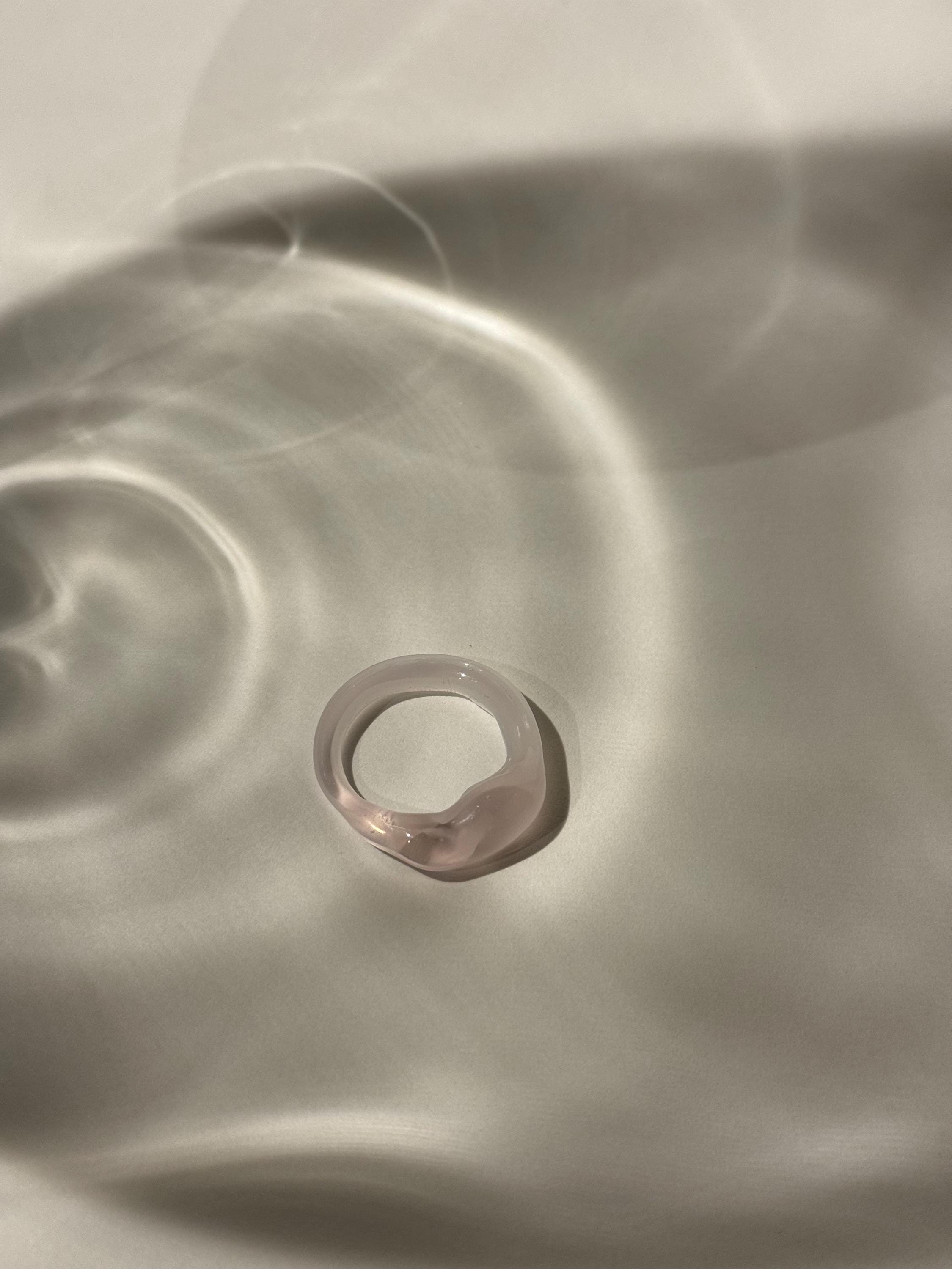 Cotton Candy Glass Ring
