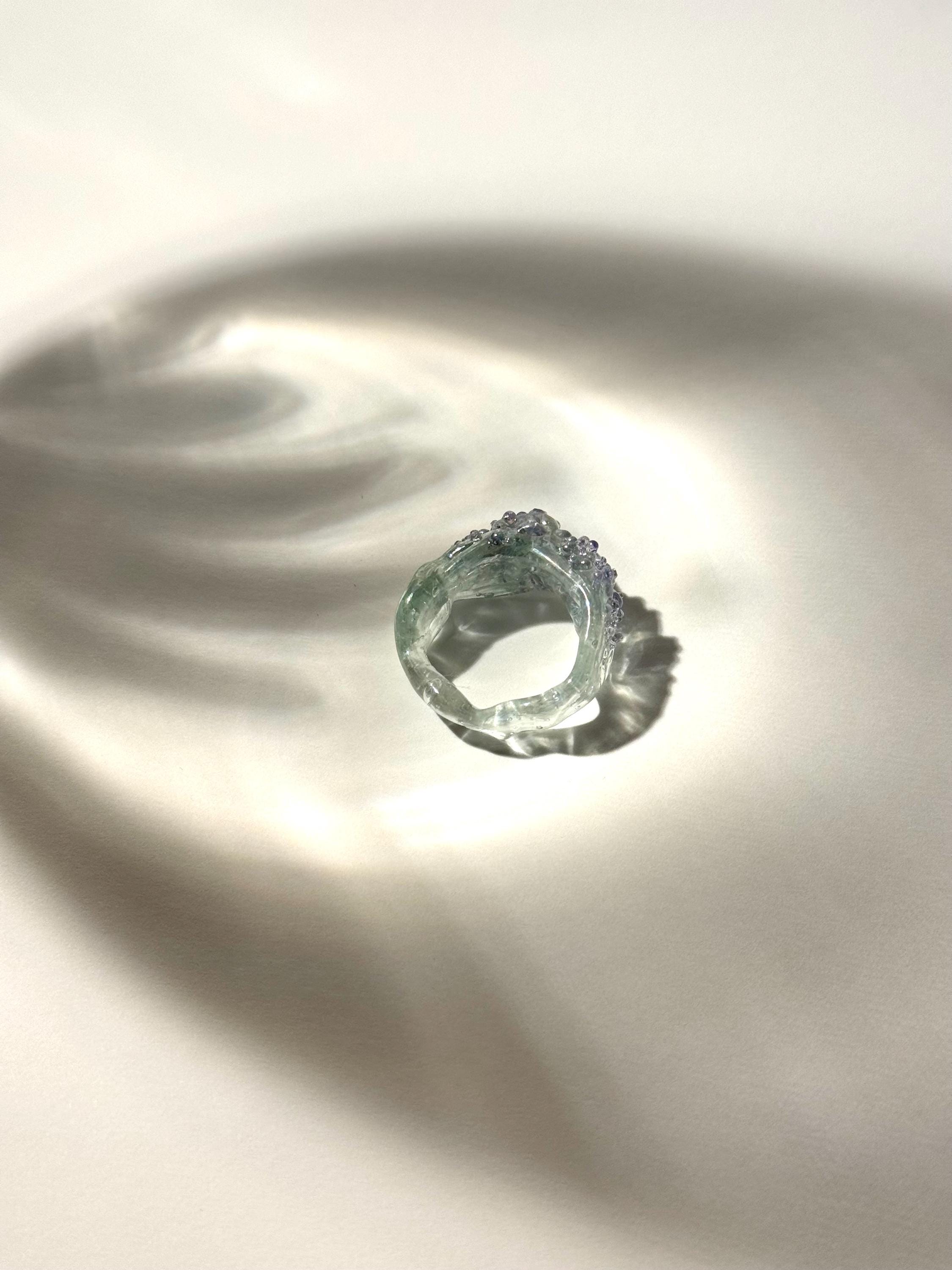 Fairy pond Glass Ring