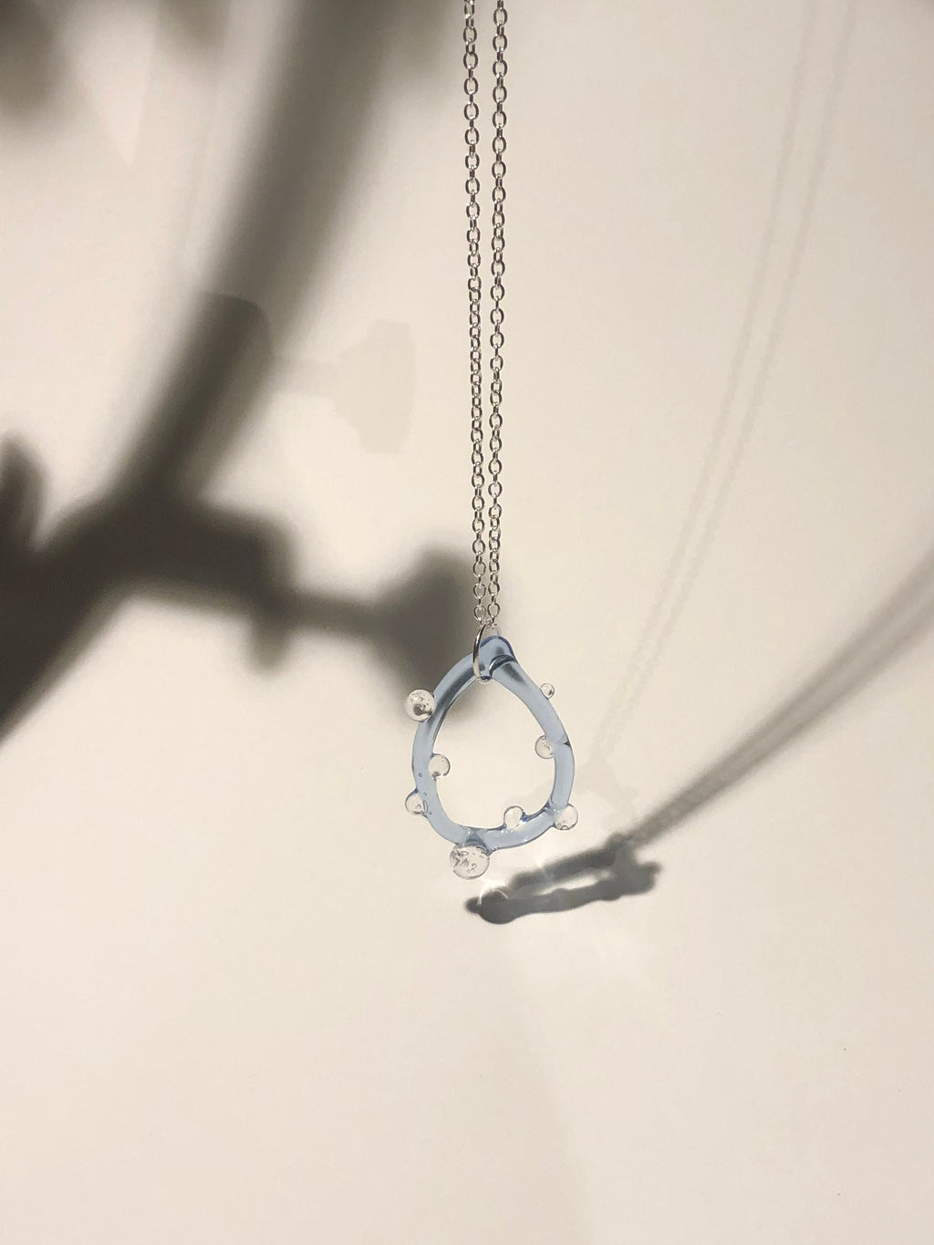 Blue Raindrop Pendant