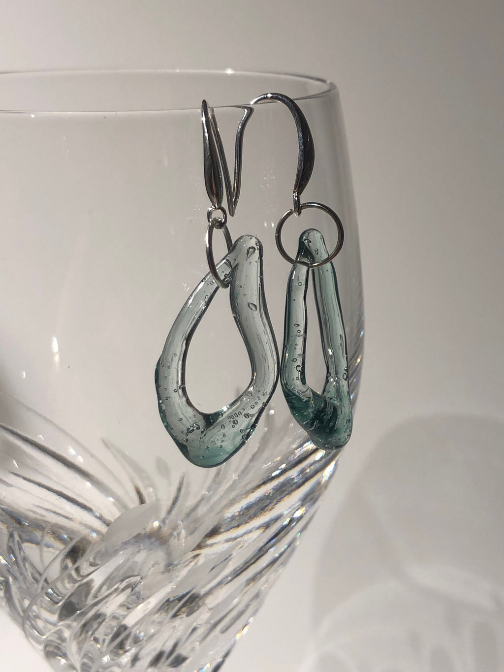 Tropical Ocean Loop Earrings