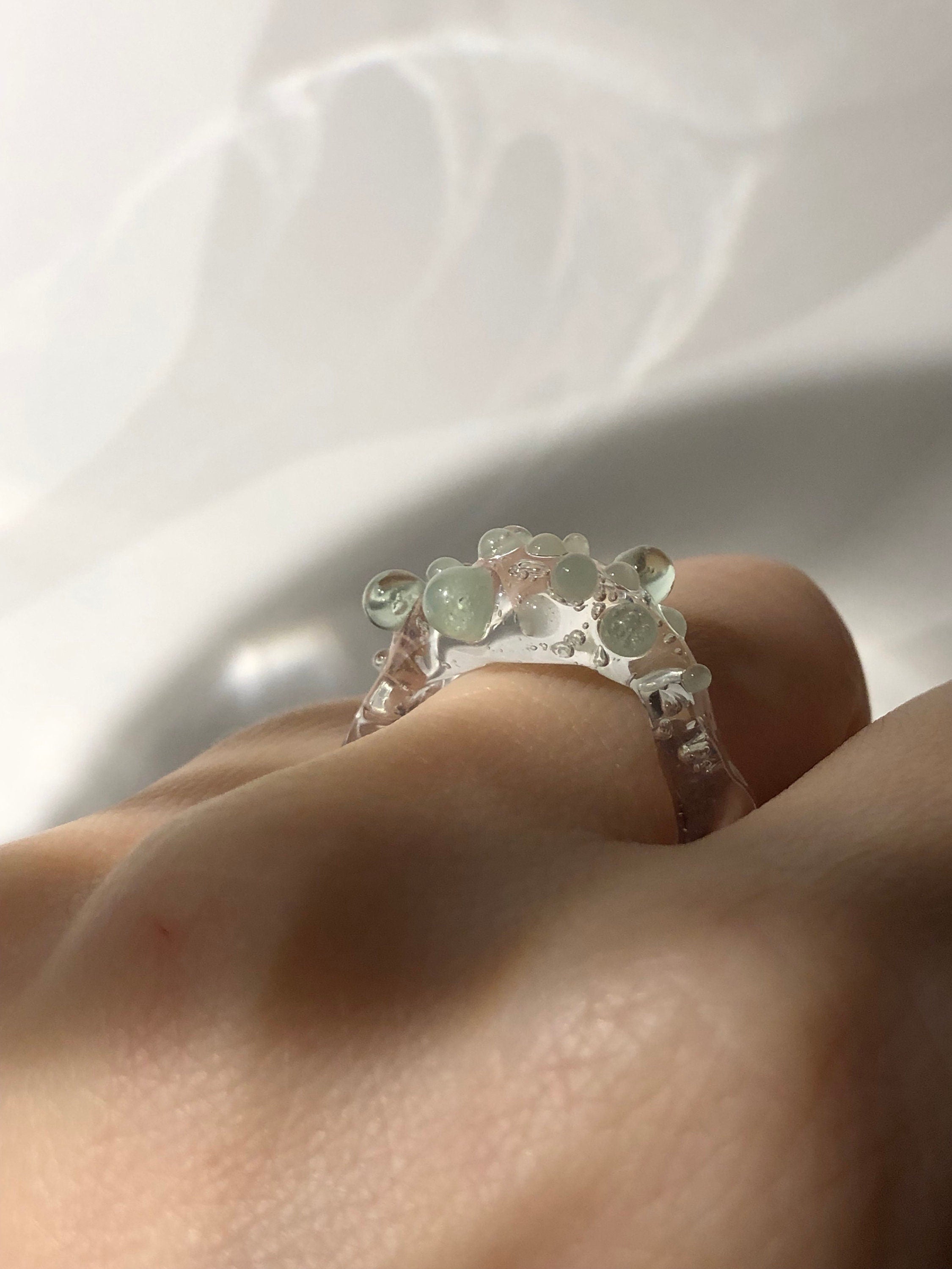 Mint sprinkles Ring