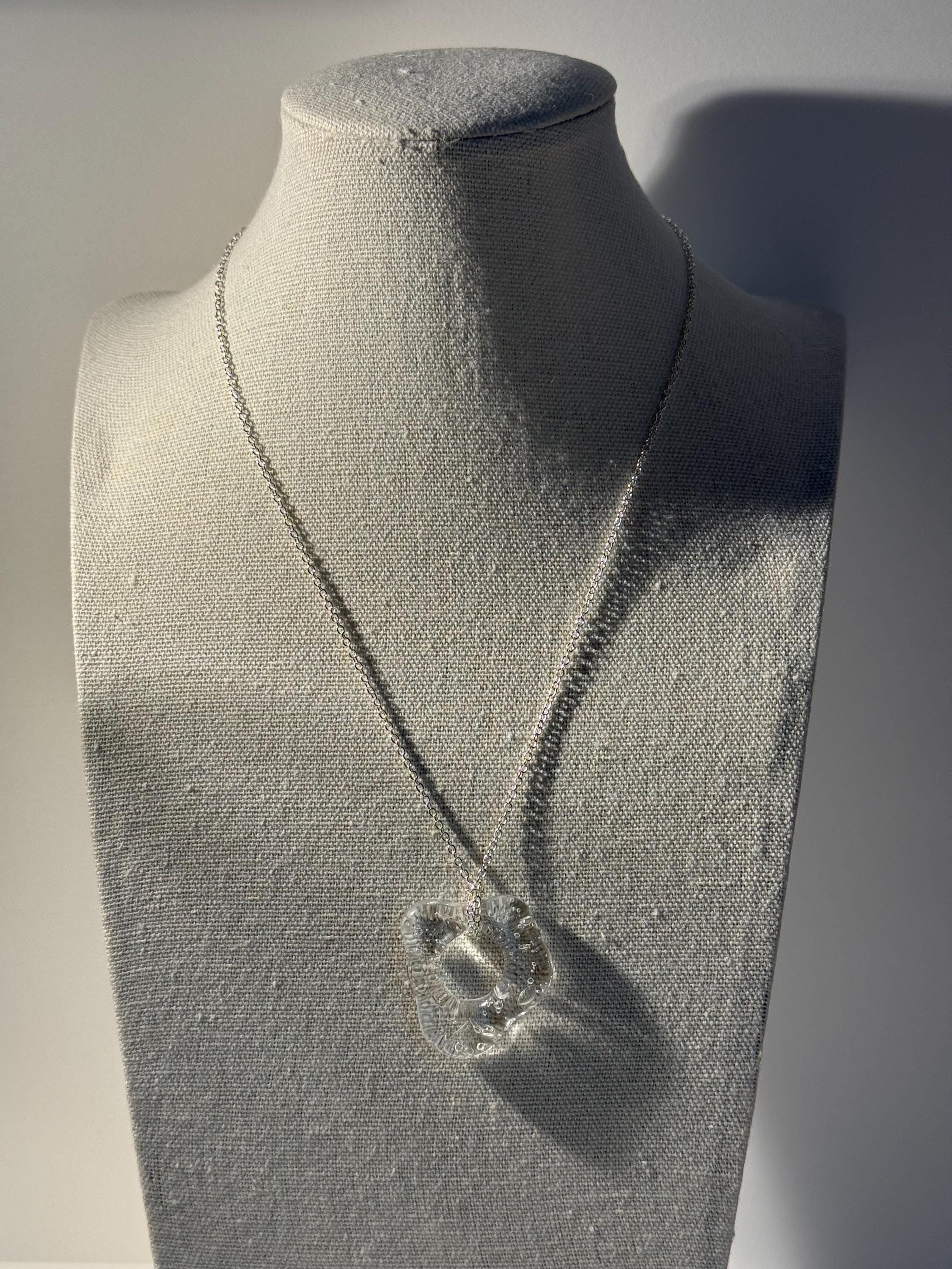 Fluid Clear Glass Necklace