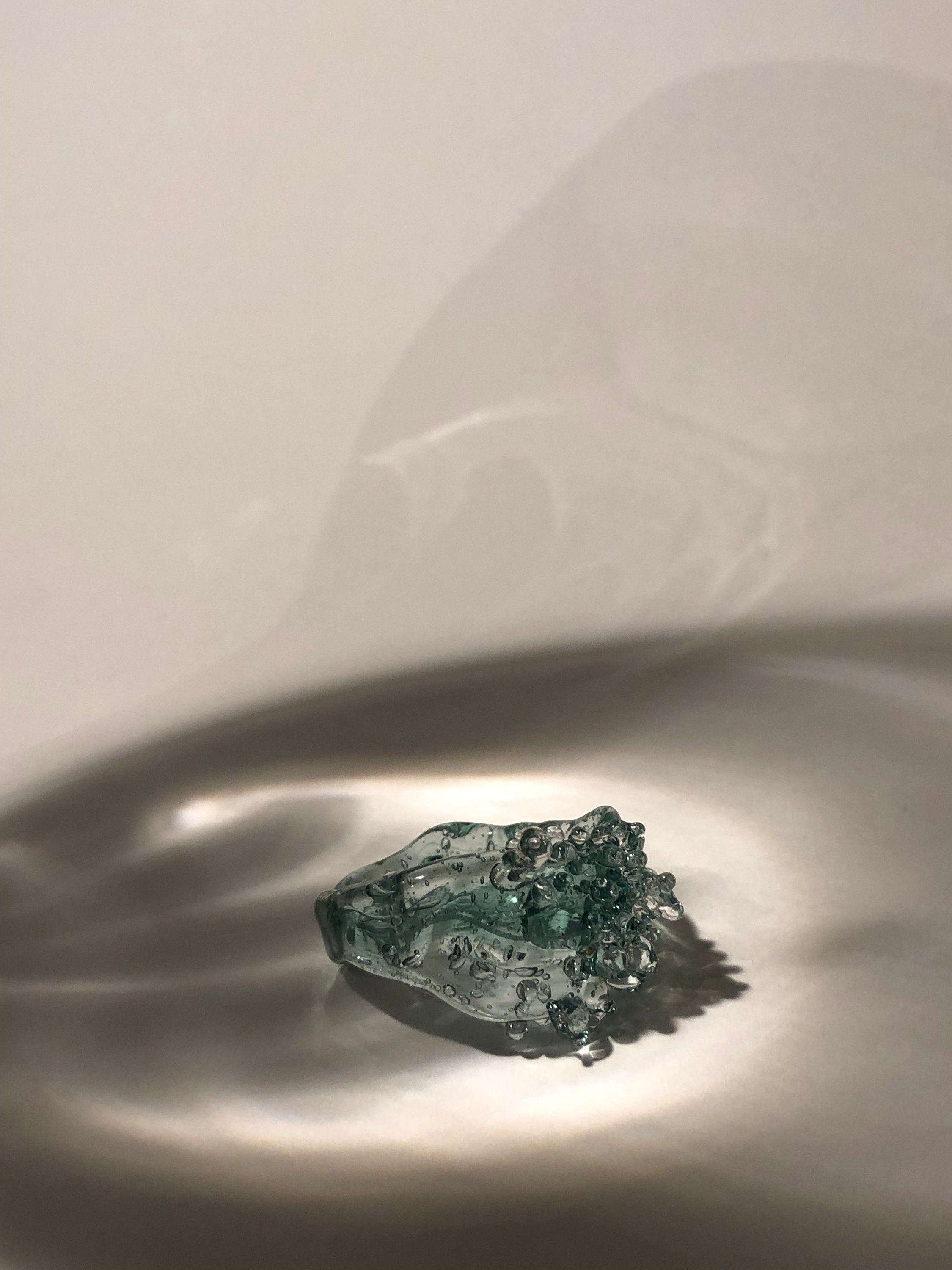 Seafoam Glass Ring