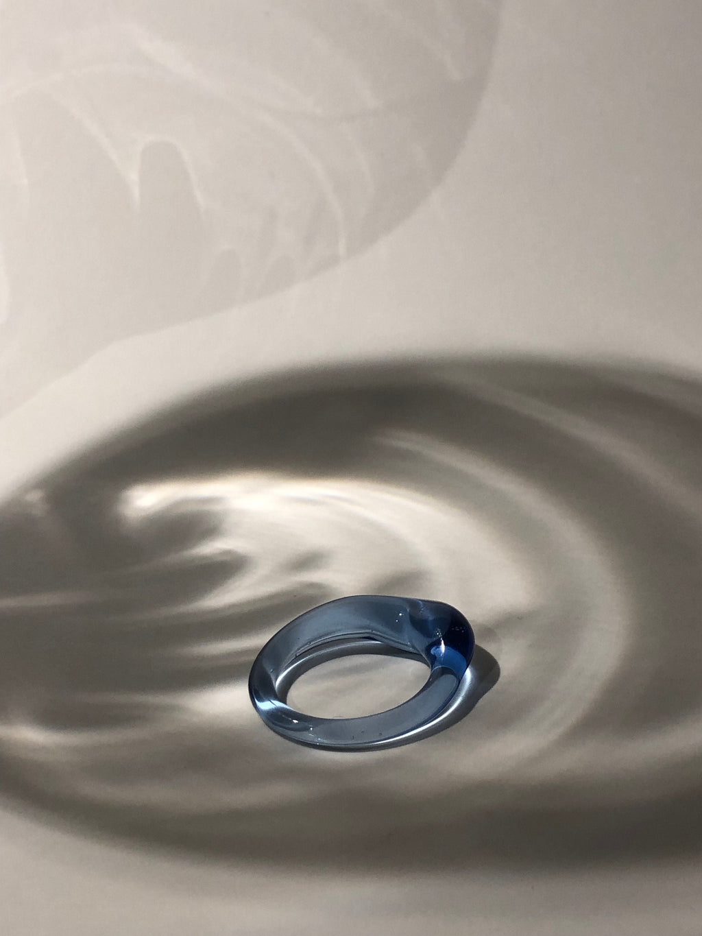 Blue Glass Ring