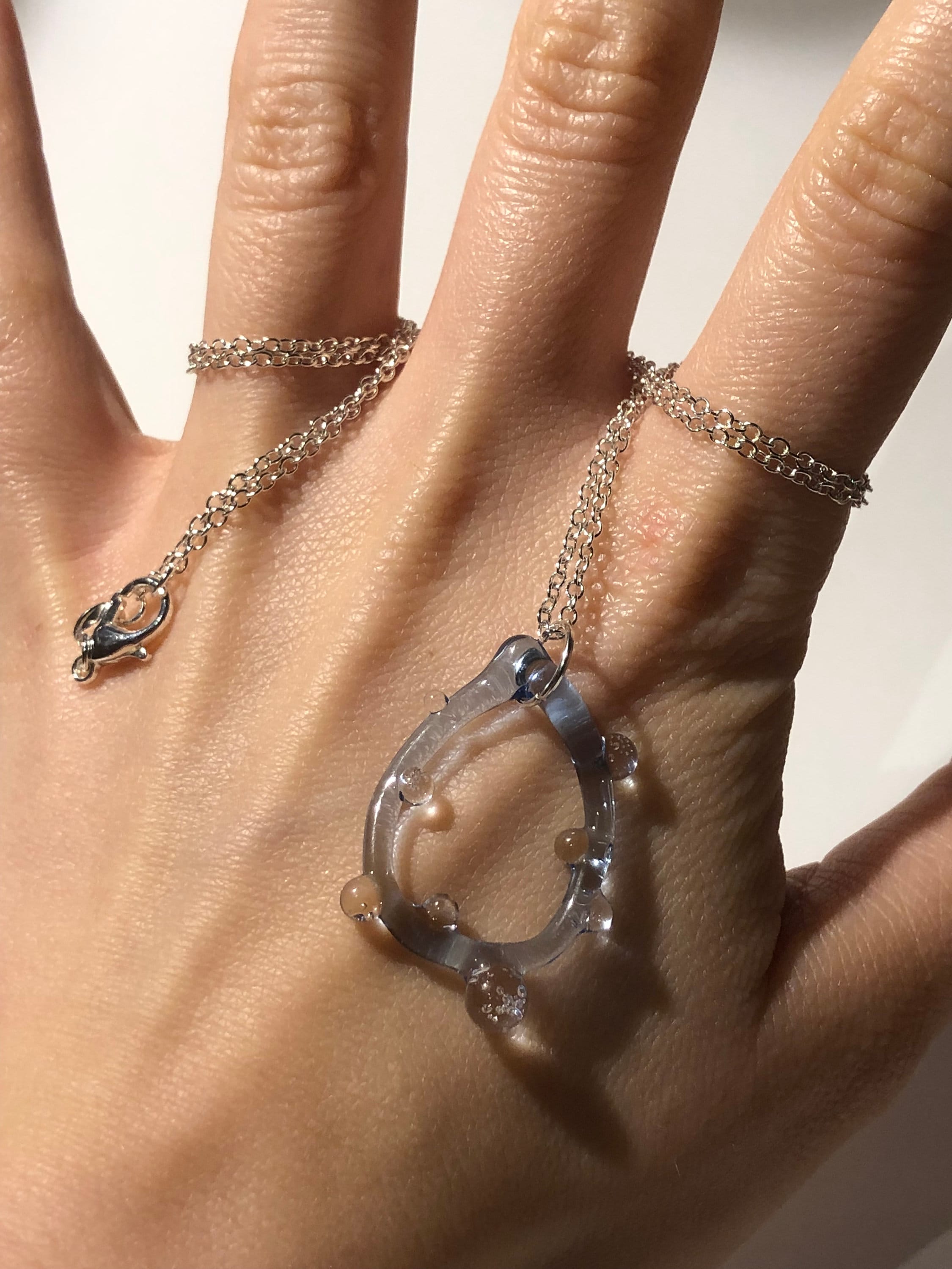 Blue Raindrop Pendant