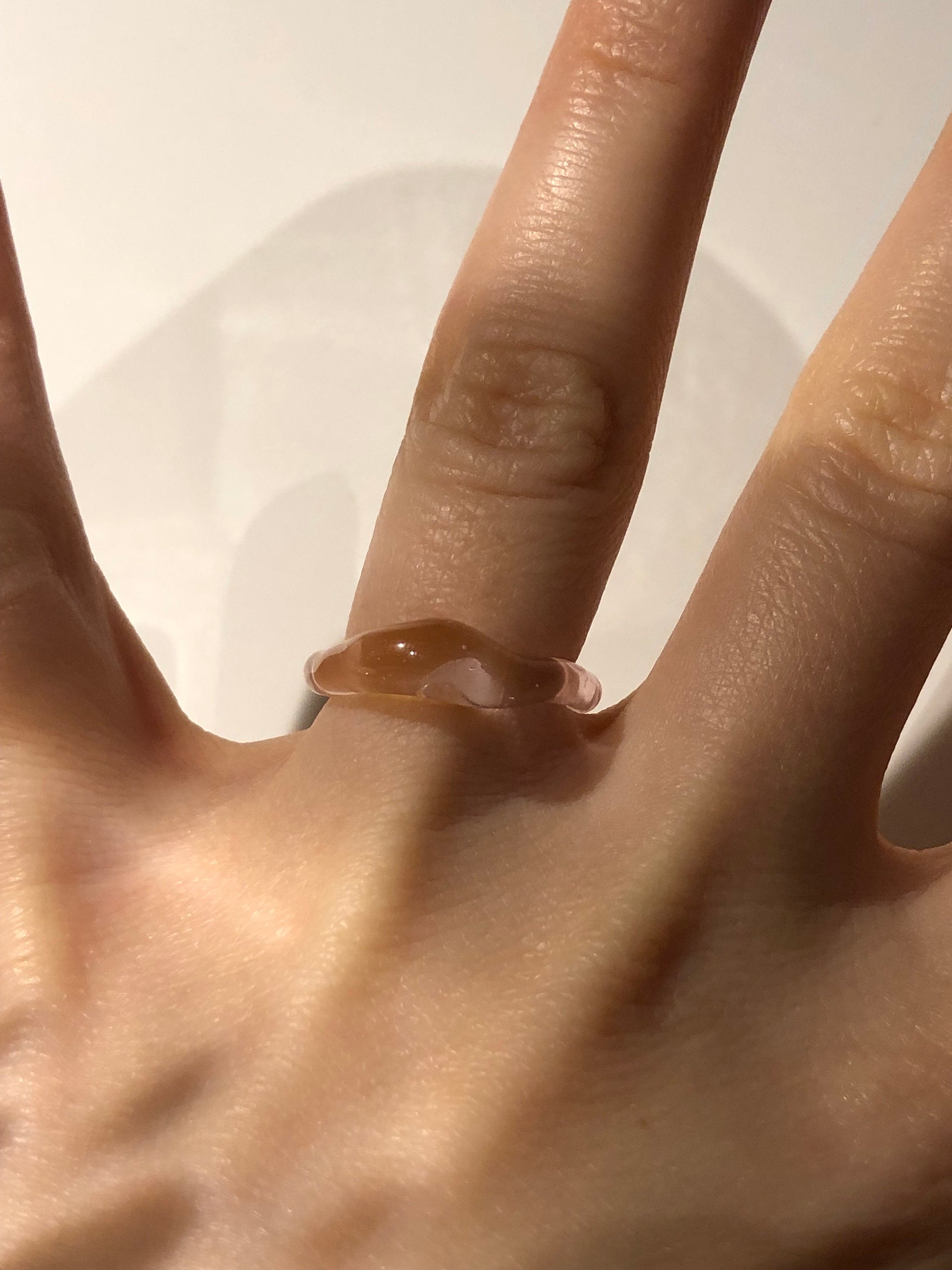 Rose Glass Ring
