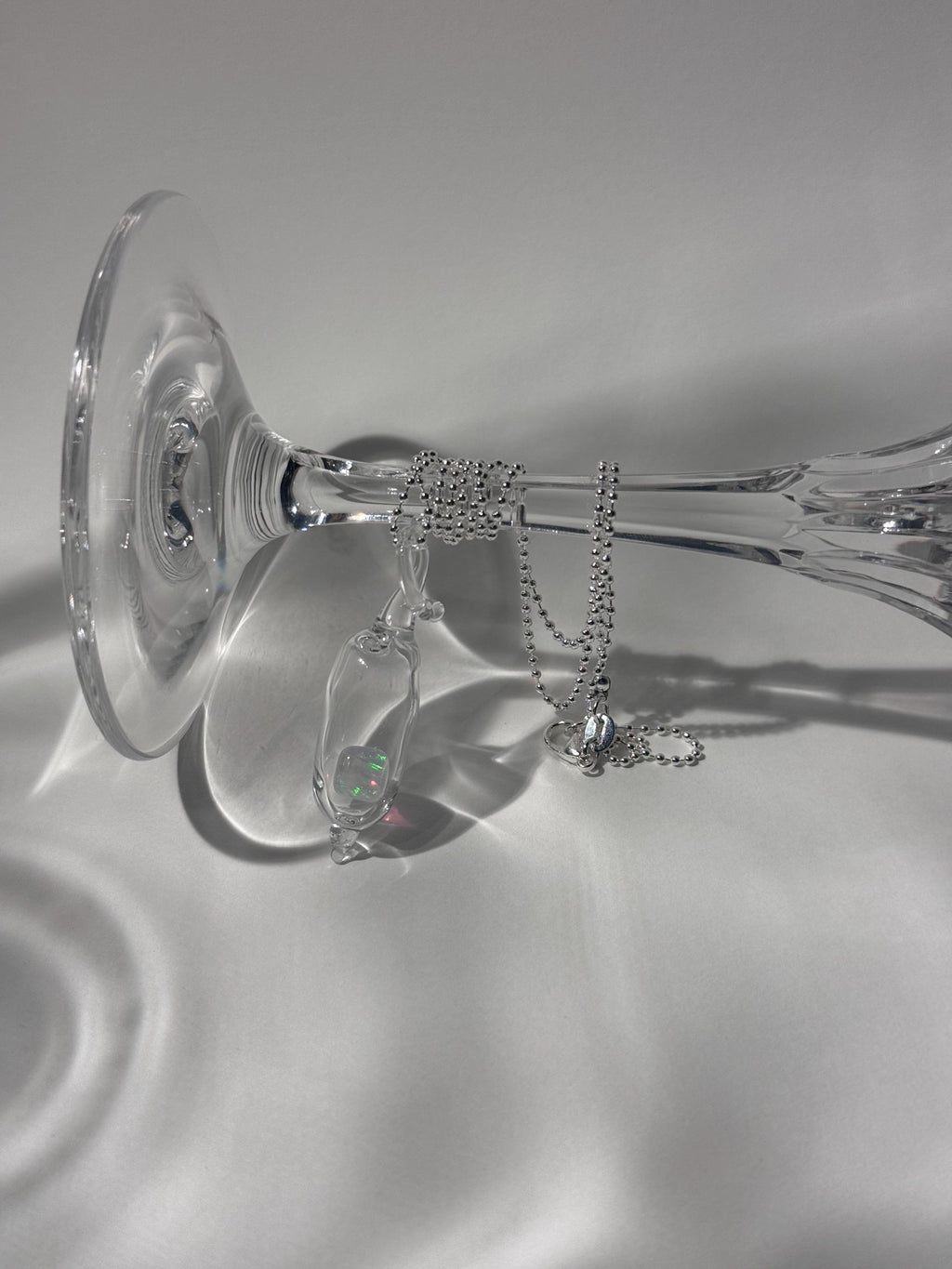 Encapsulated Opal Necklace